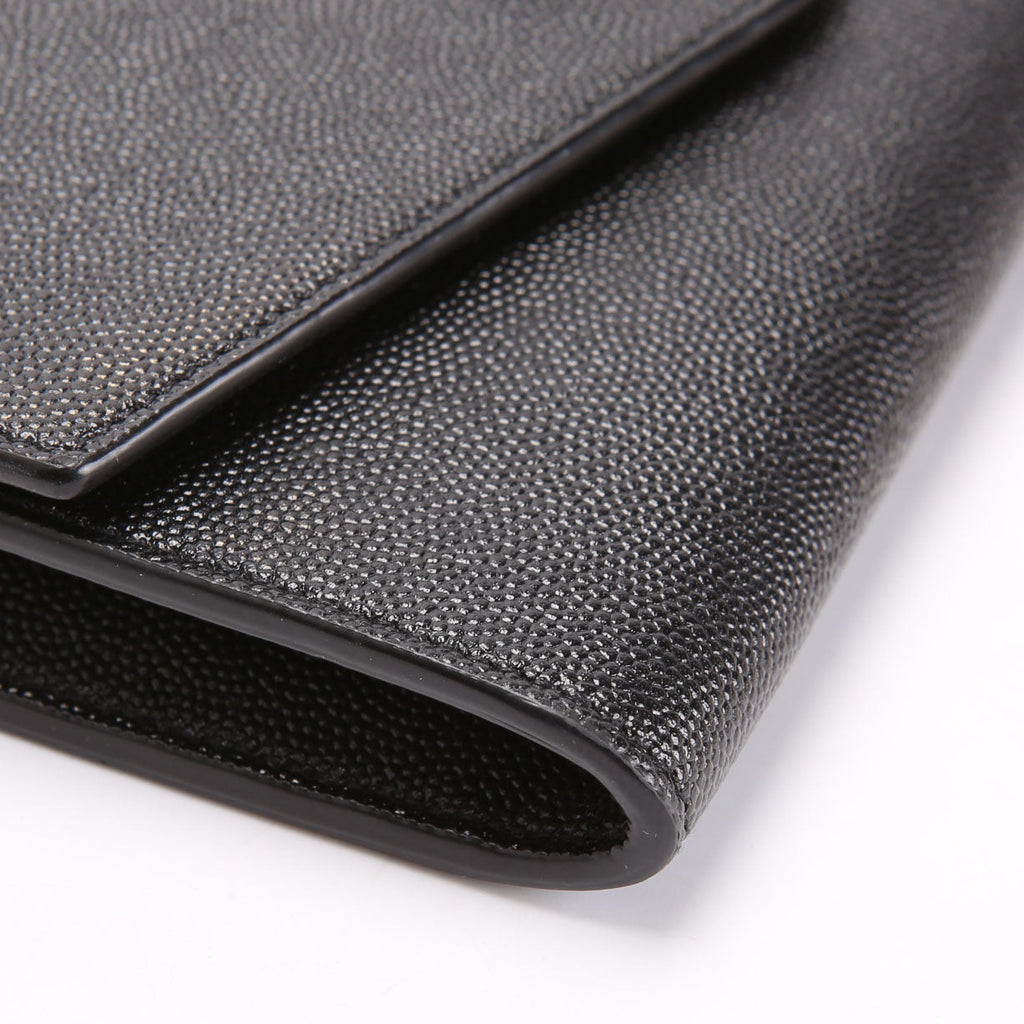 Uptown Chain Wallet Grain De Poudre 607788 Black