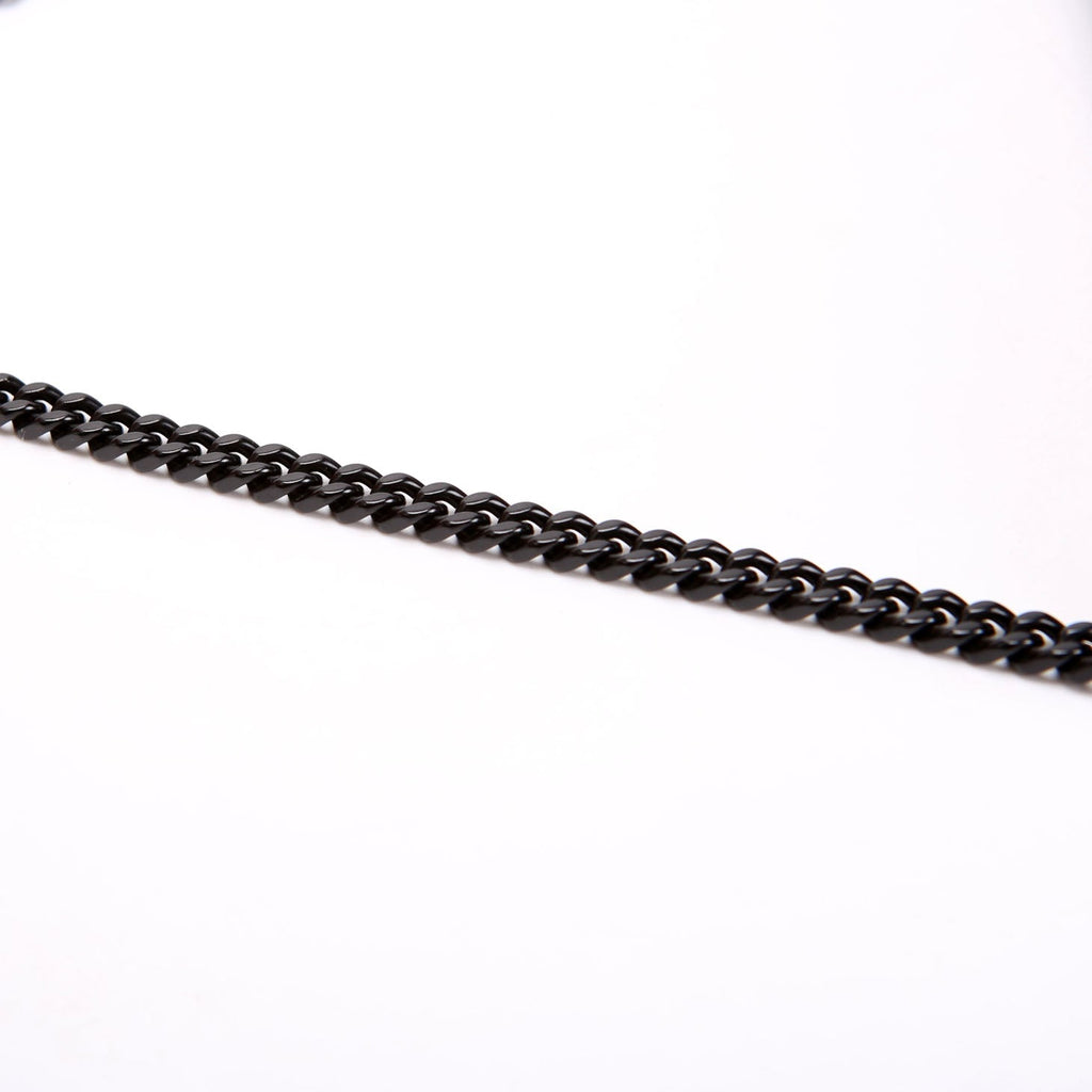 Uptown Chain Wallet Grain De Poudre 607788 Black