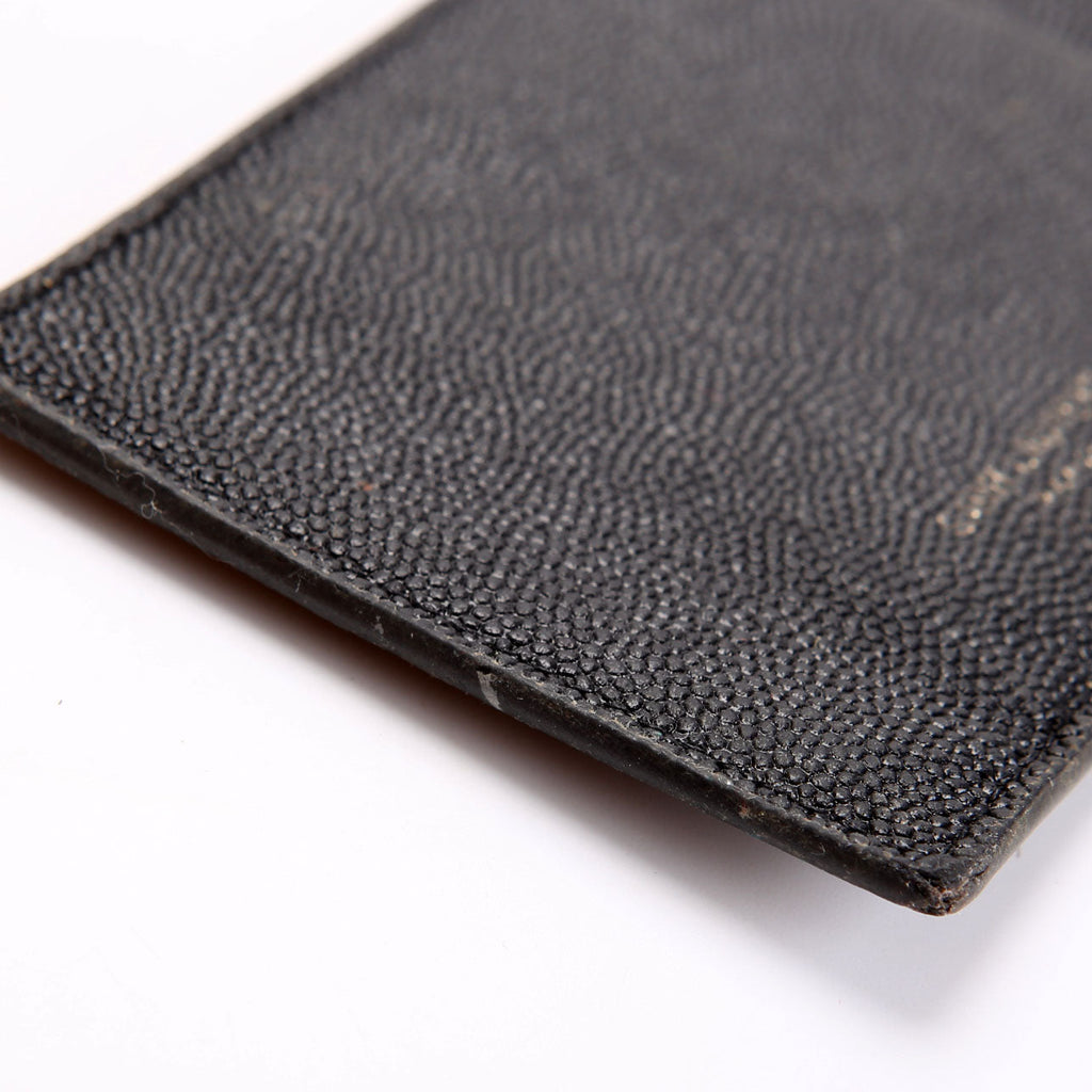 Uptown Chain Wallet Grain De Poudre 607788 Black