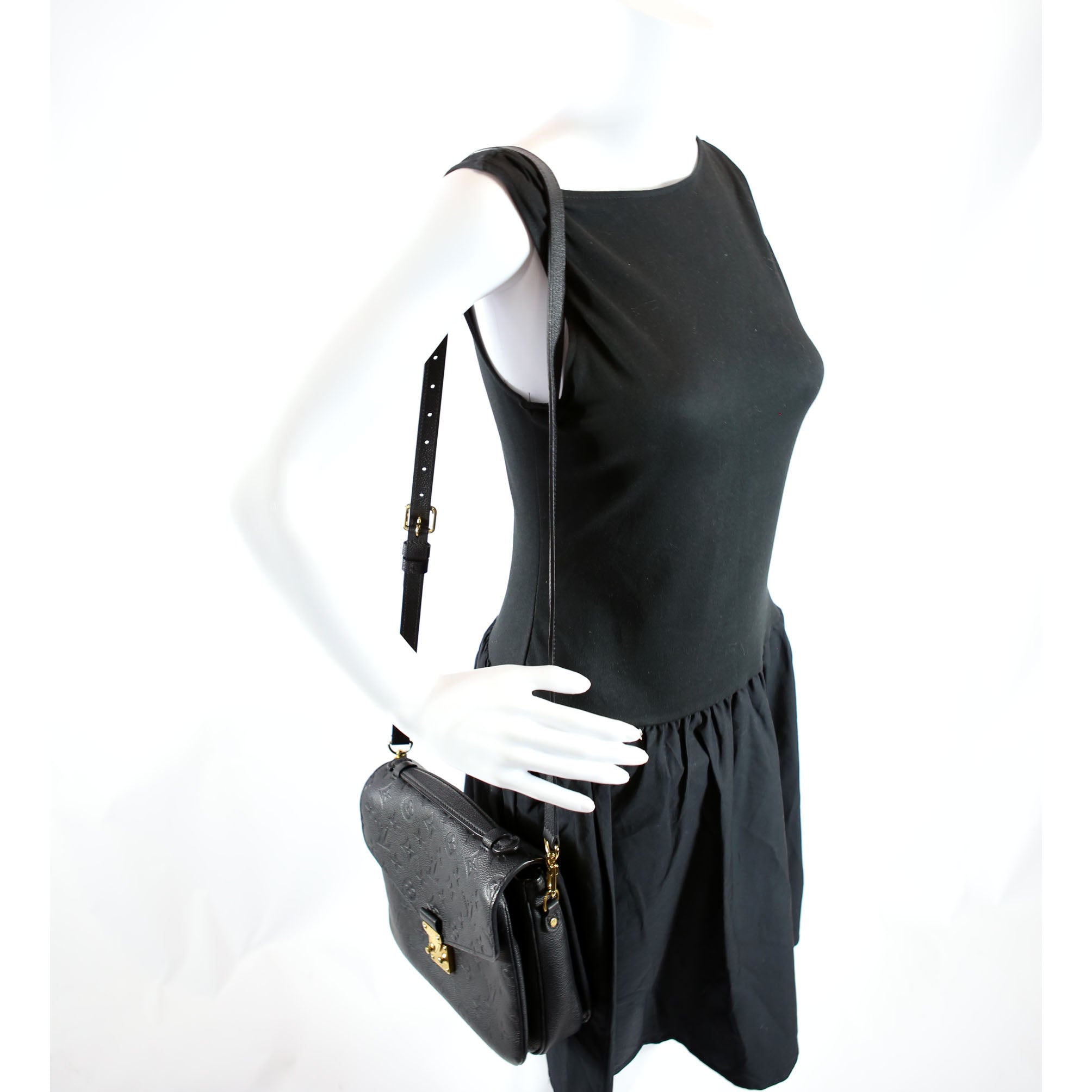 Pochette Metis Empreinte Black