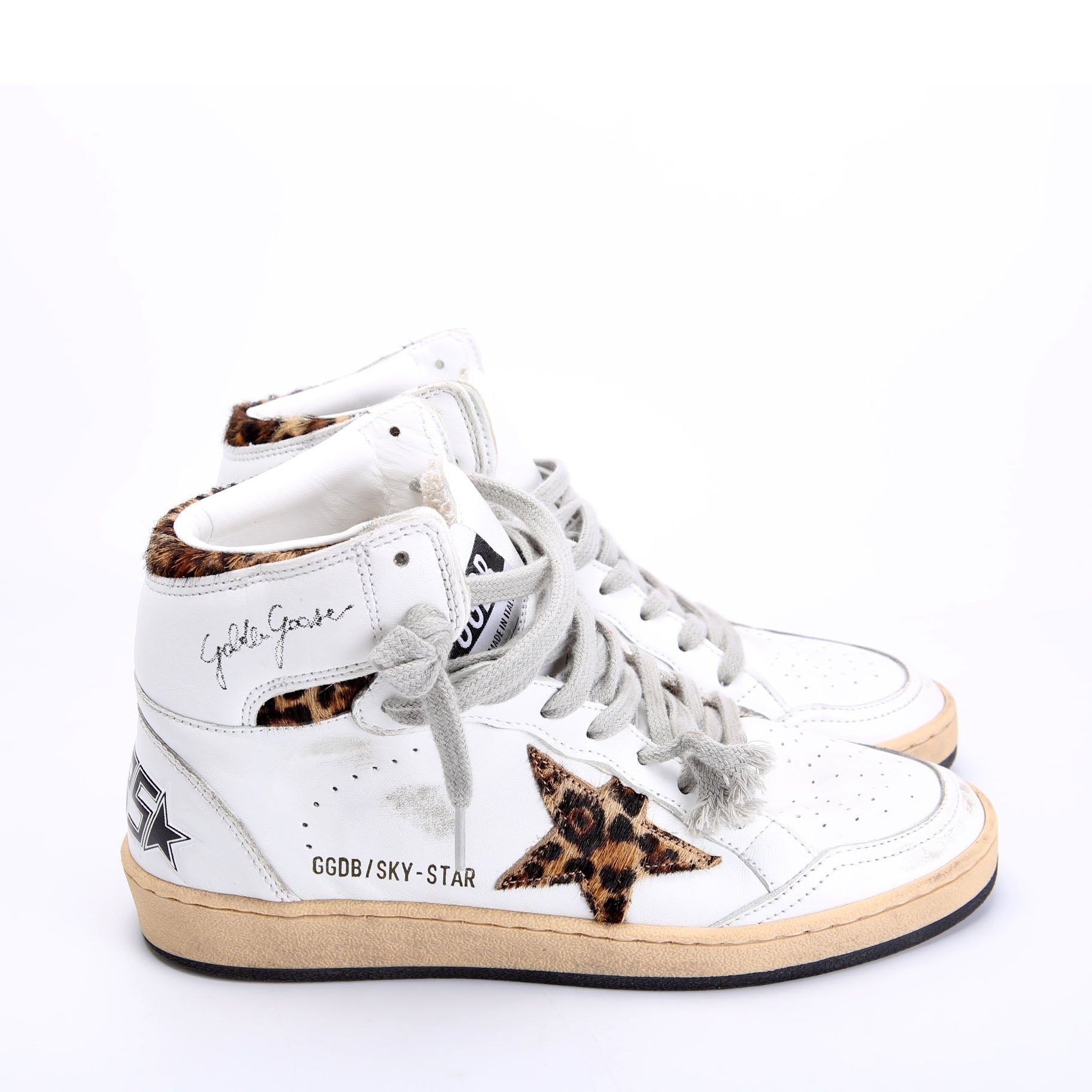 Skystar Sneakers Size 37 White/Leopard