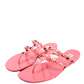 Rockstud Jelly Flip Flops Size 41 Pink
