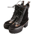 Laureate Desert Combat Boots Size 36 Black/Brown