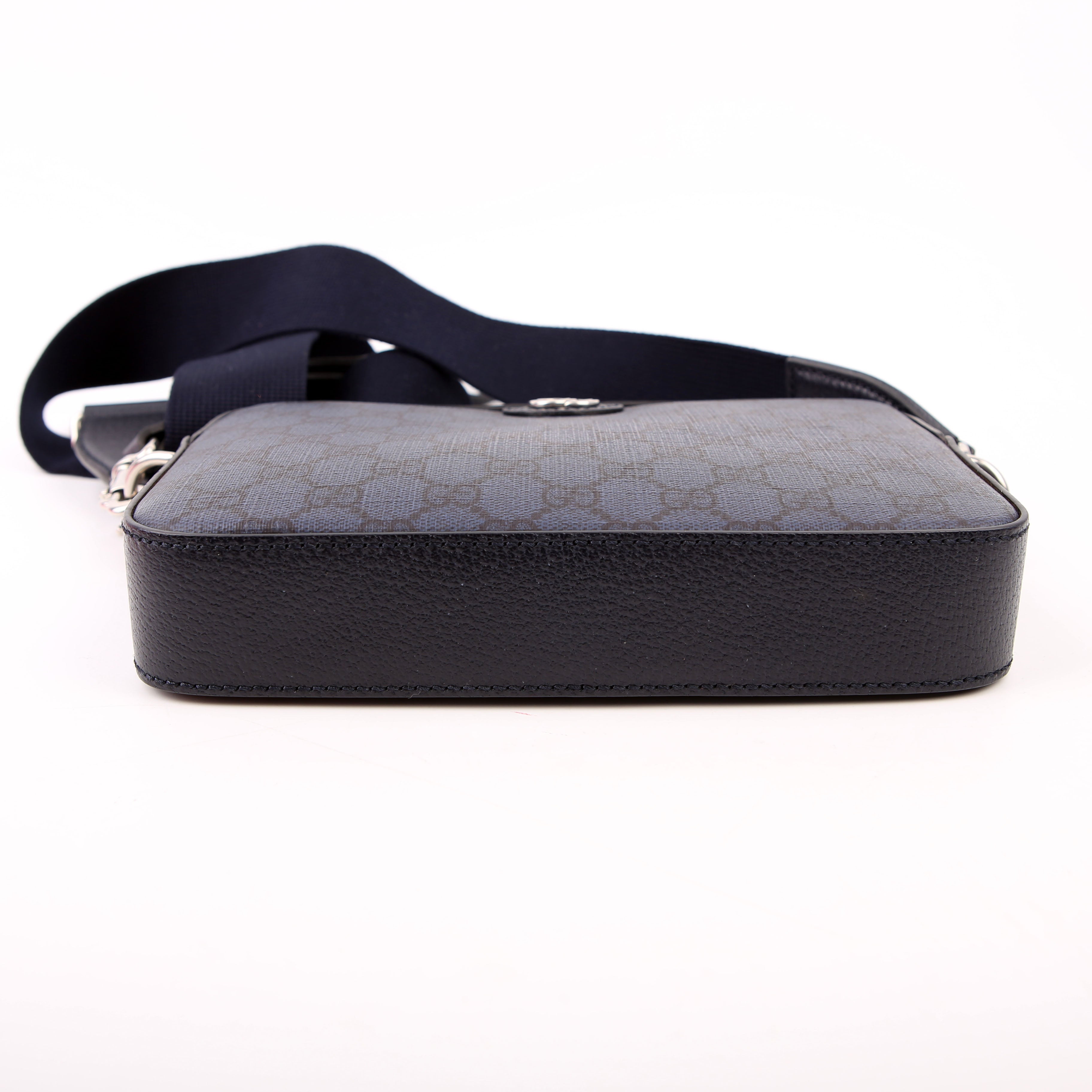 Gucci 699439 GG Supreme Ophidia Wristlet Crossbody Blue