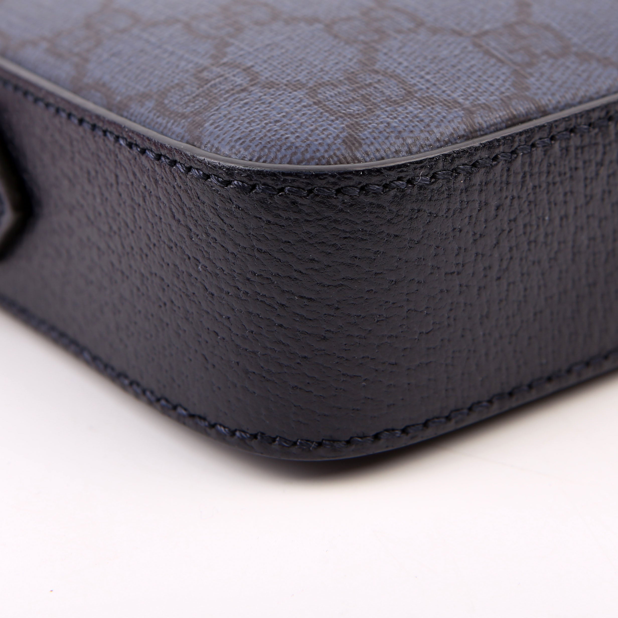 Gucci 699439 GG Supreme Ophidia Wristlet Crossbody Blue
