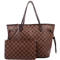 Neverfull with Wallet MM Damier Ebene