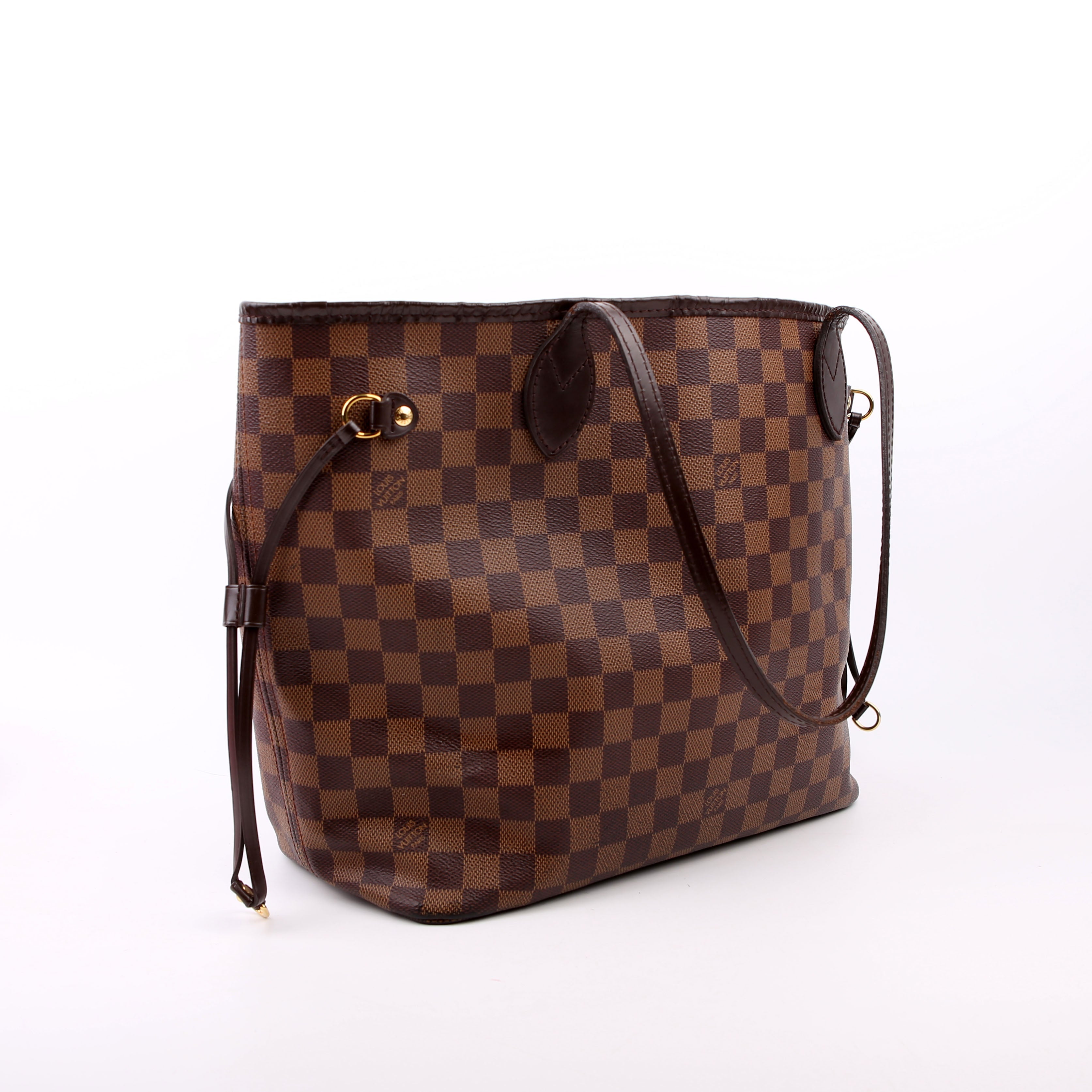 Neverfull with Wallet MM Damier Ebene