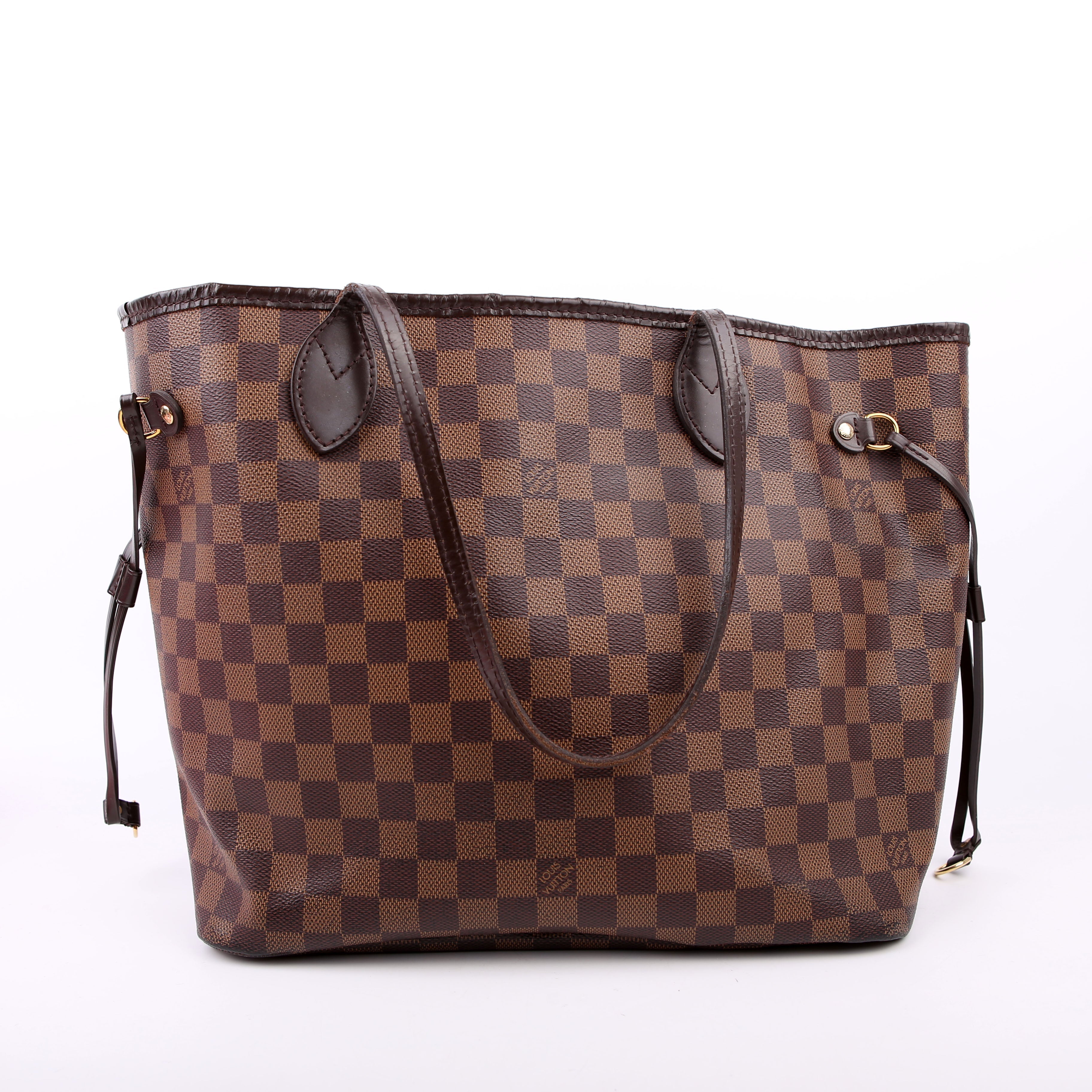 Neverfull with Wallet MM Damier Ebene