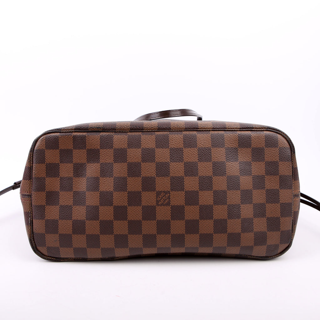 Neverfull with Wallet MM Damier Ebene