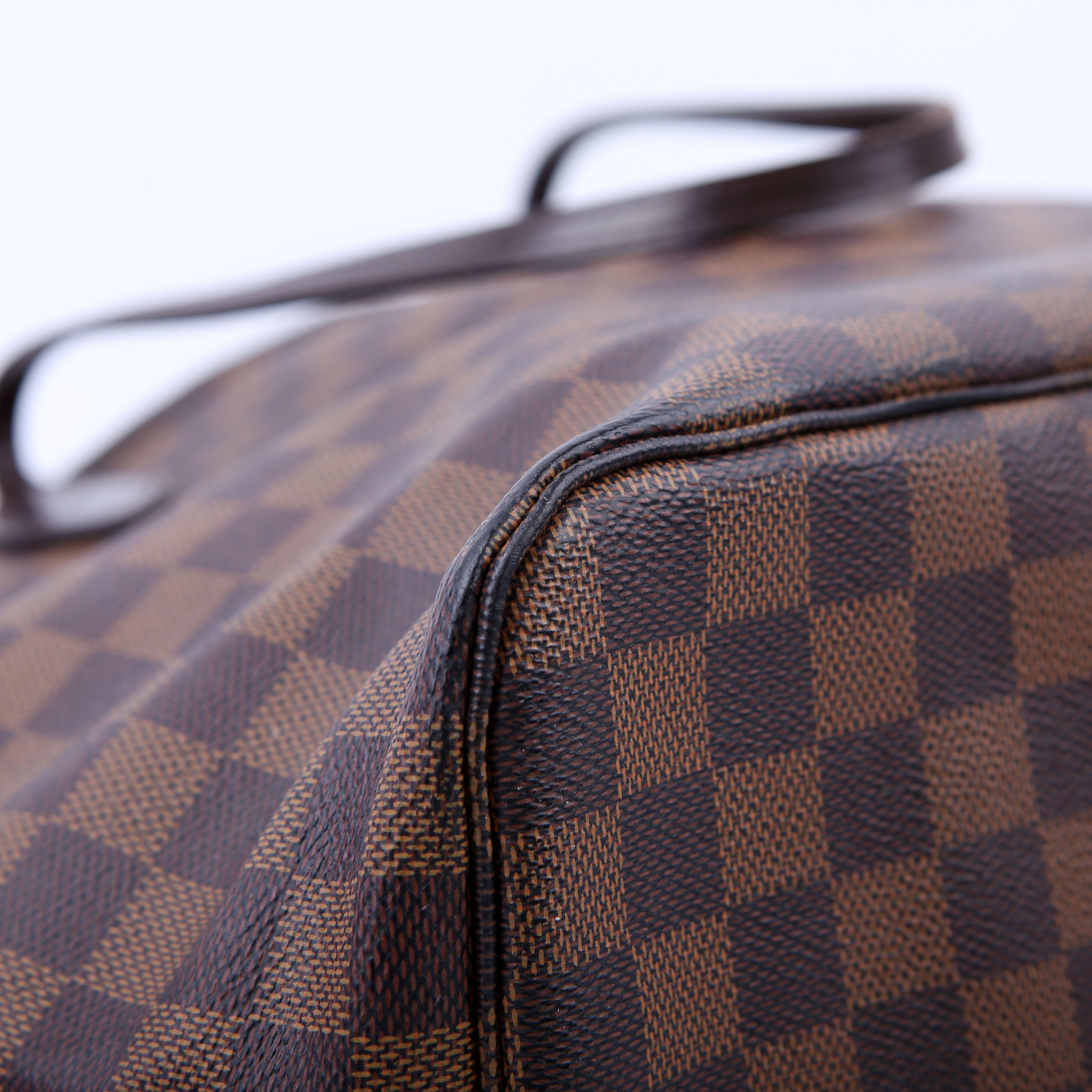 Neverfull with Wallet MM Damier Ebene