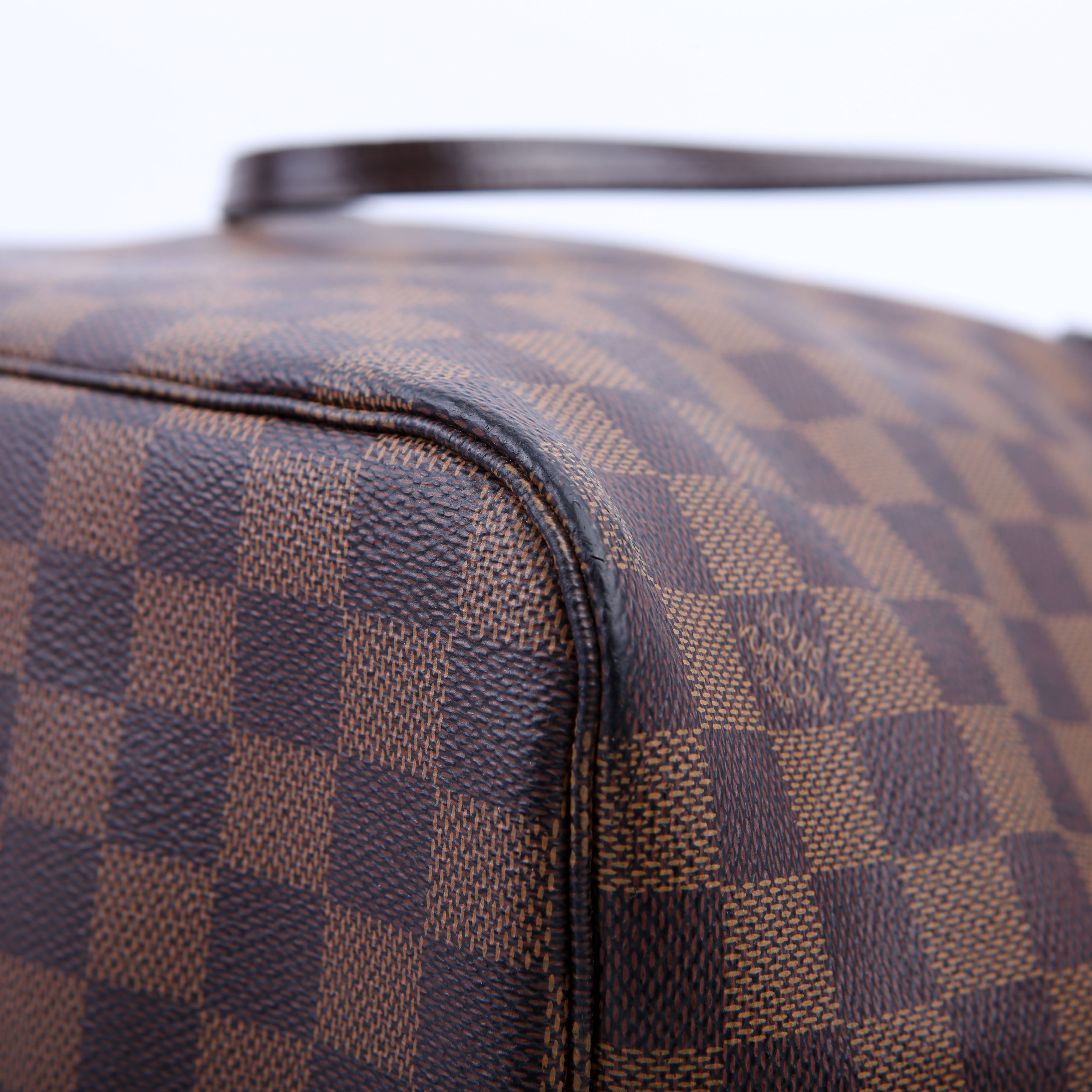 Neverfull with Wallet MM Damier Ebene