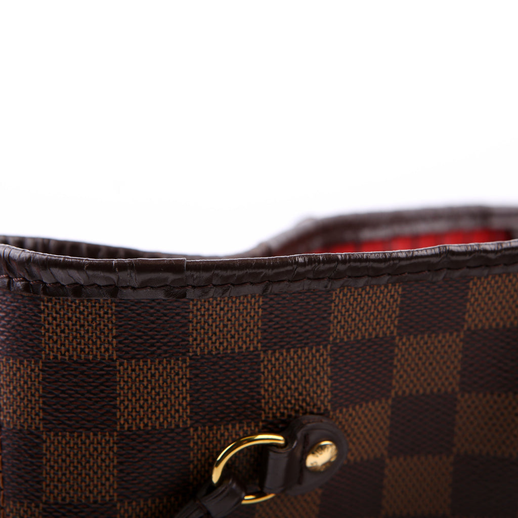 Neverfull with Wallet MM Damier Ebene