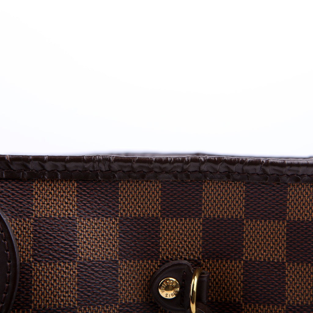 Neverfull with Wallet MM Damier Ebene