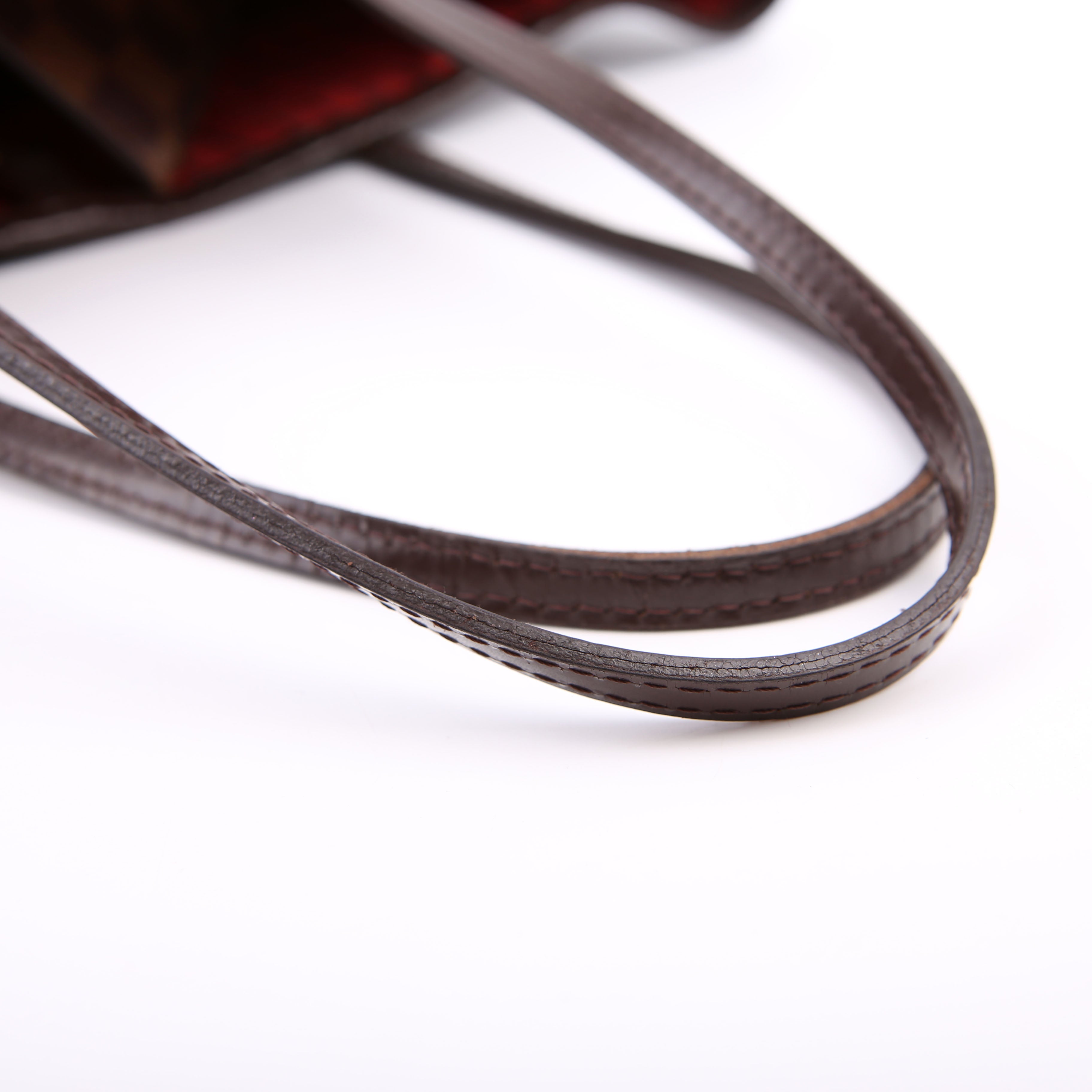 Neverfull with Wallet MM Damier Ebene