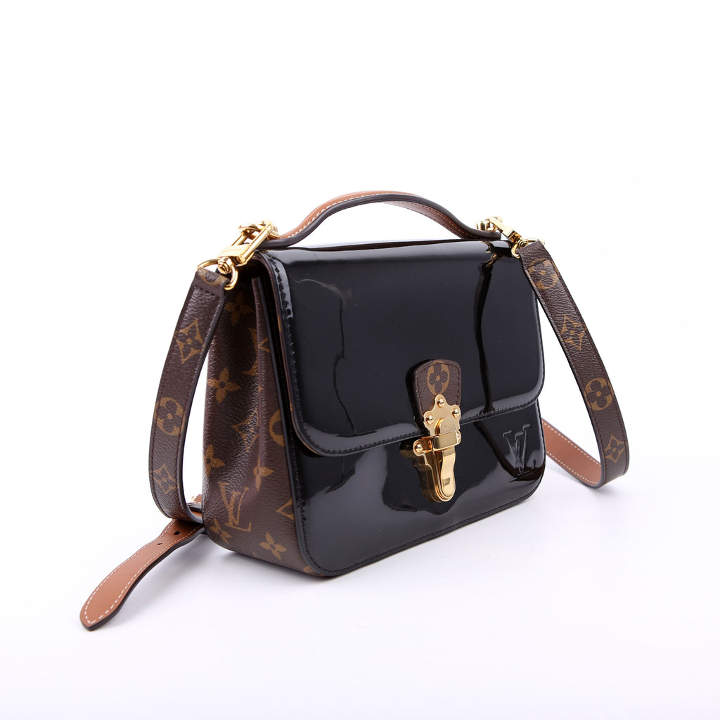 Cherrywood PM Patent Monogram Black