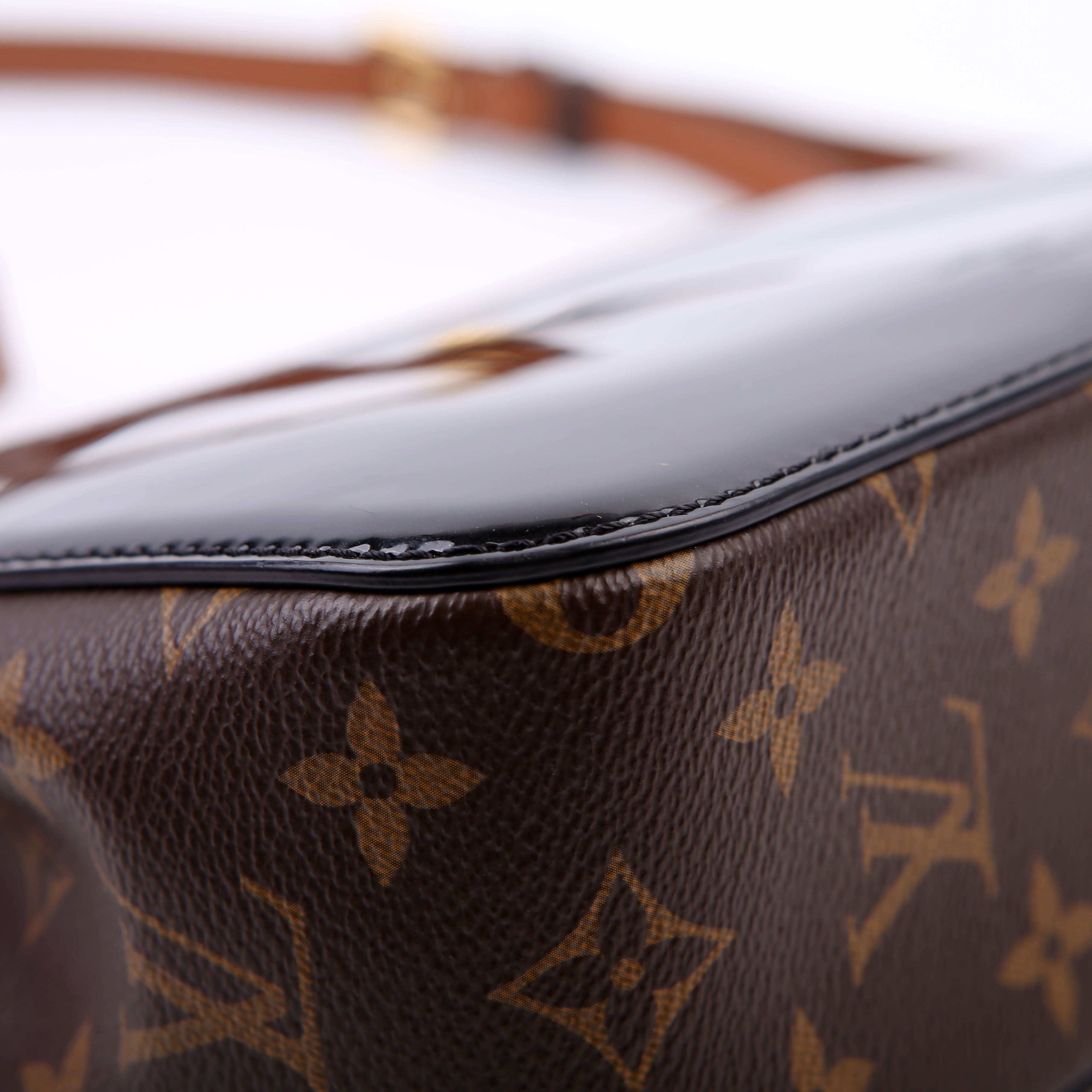 Cherrywood PM Patent Monogram Black