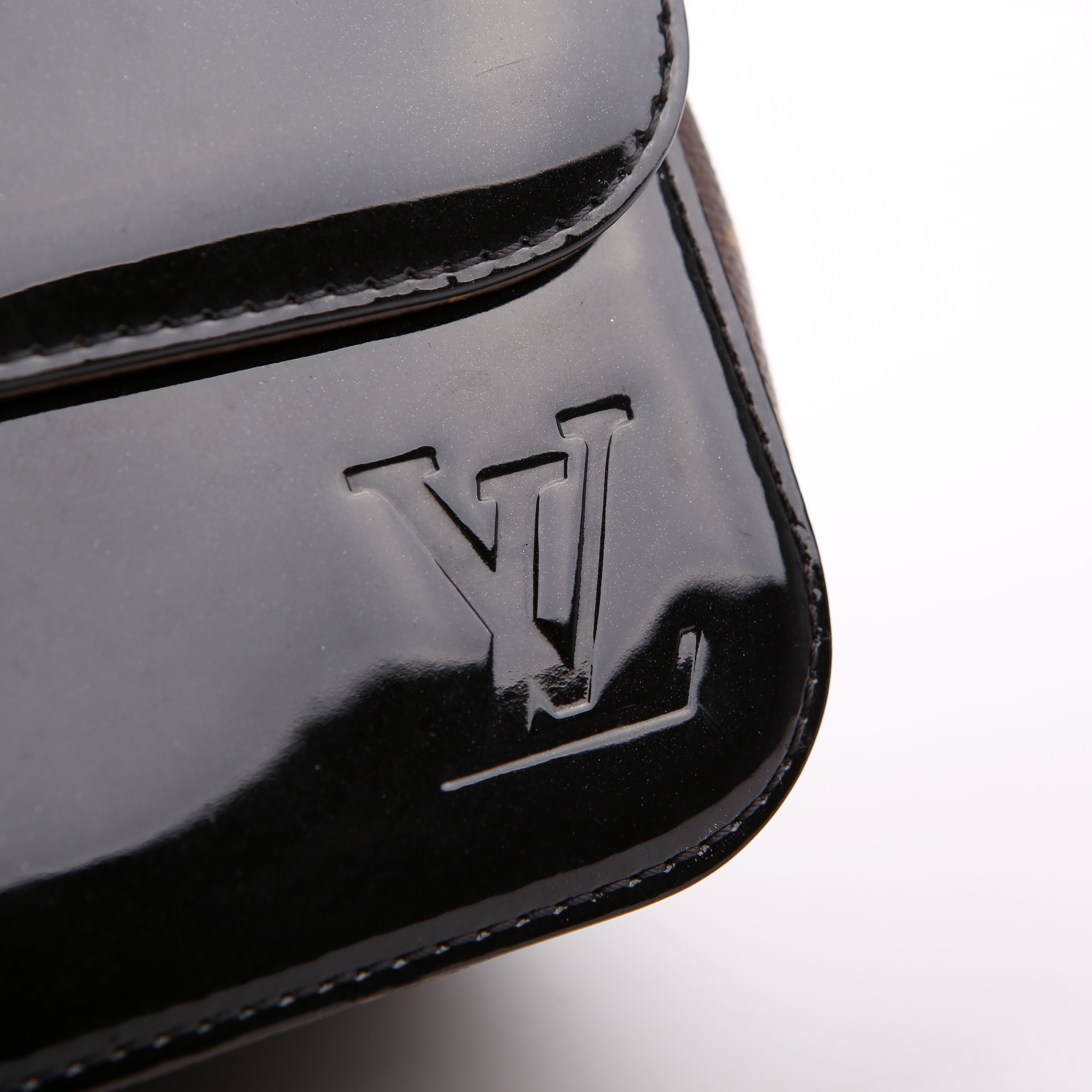Cherrywood PM Patent Monogram Black