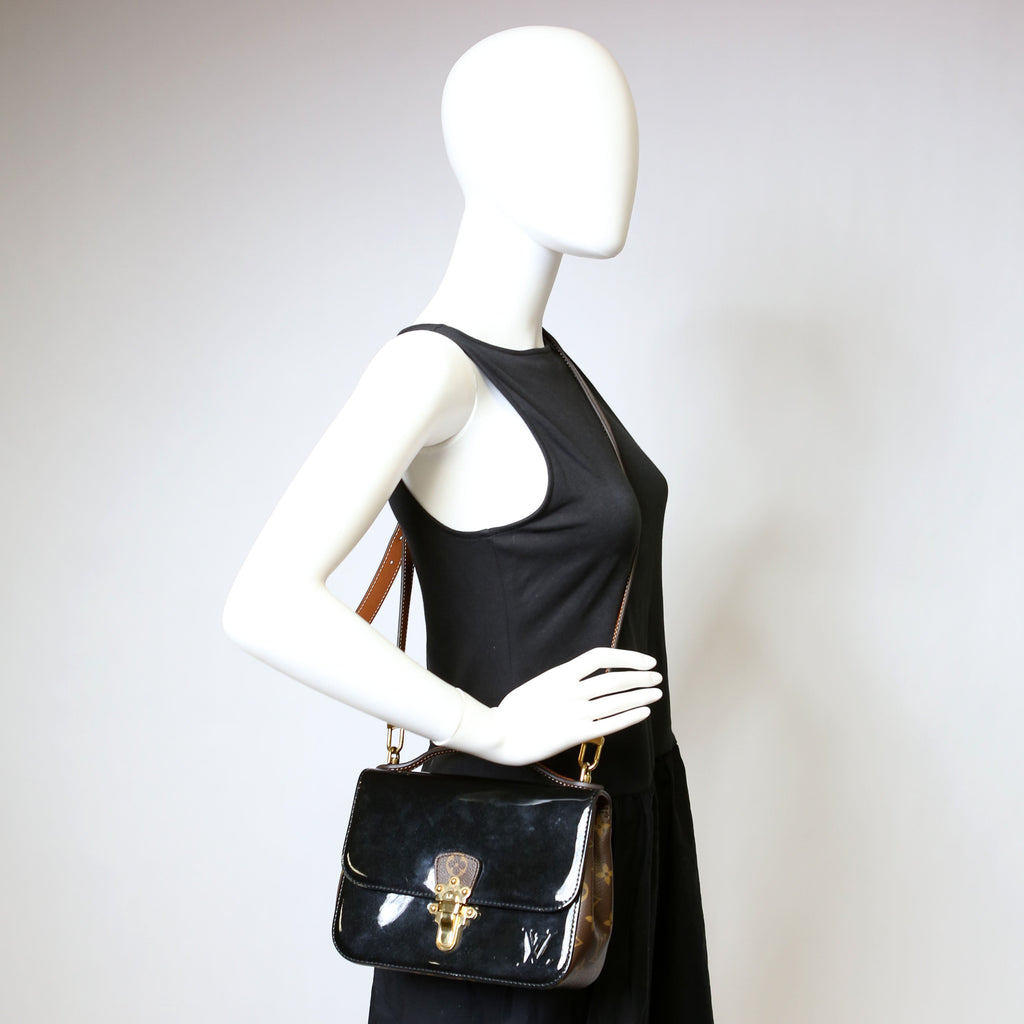 Cherrywood PM Patent Monogram Black