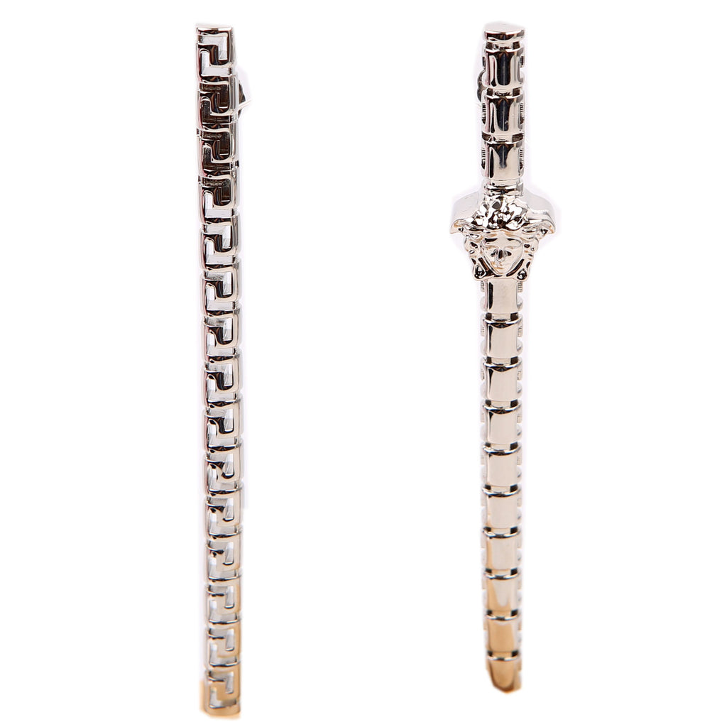 Greca Asymmetric Drop Earrings