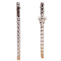 Greca Asymmetric Drop Earrings