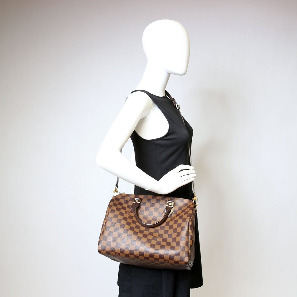Speedy 30 Bandouliere Damier Ebene