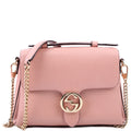 510302 Medium Interlocking Satchel Pink