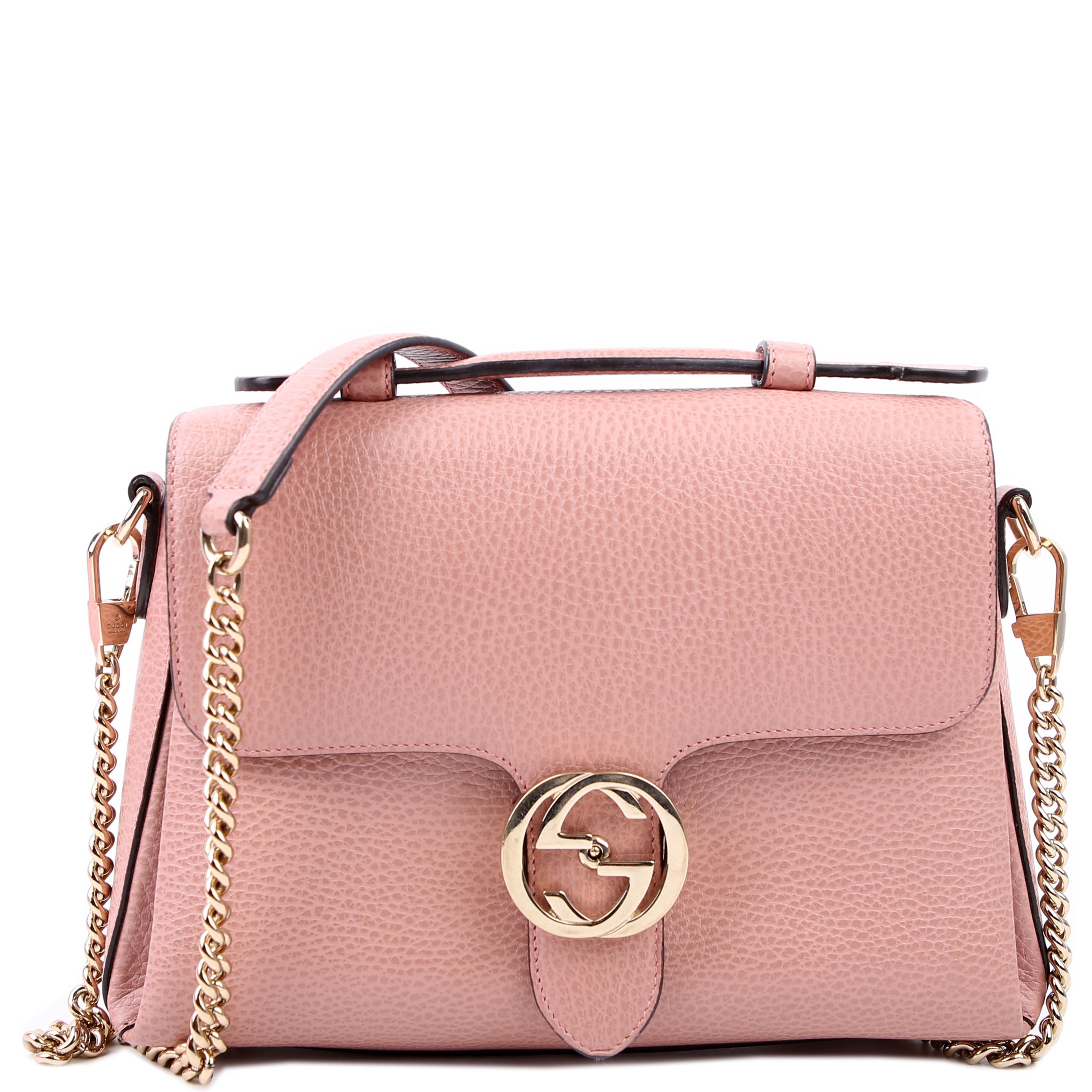 510302 Medium Interlocking Satchel Pink