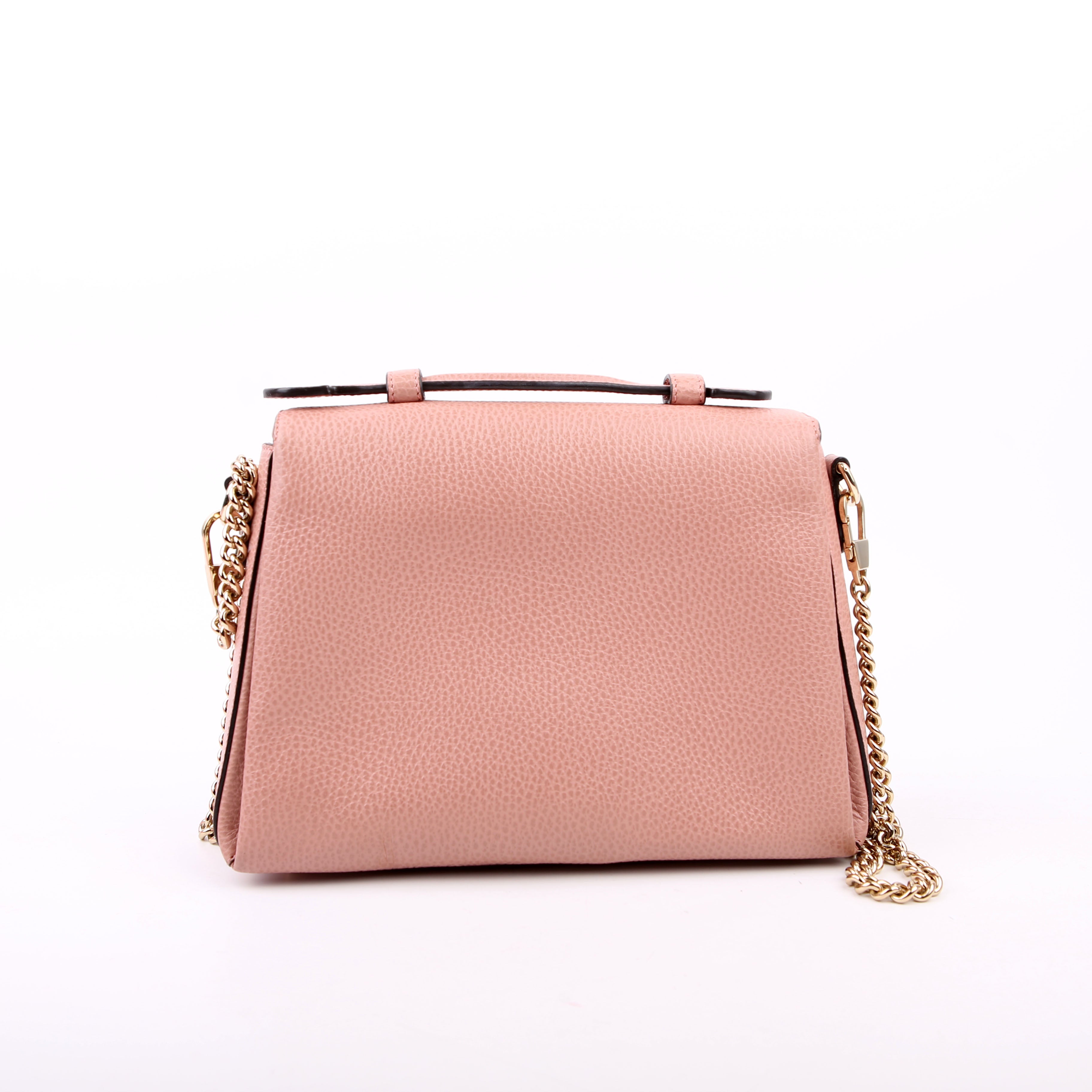510302 Medium Interlocking Satchel Pink