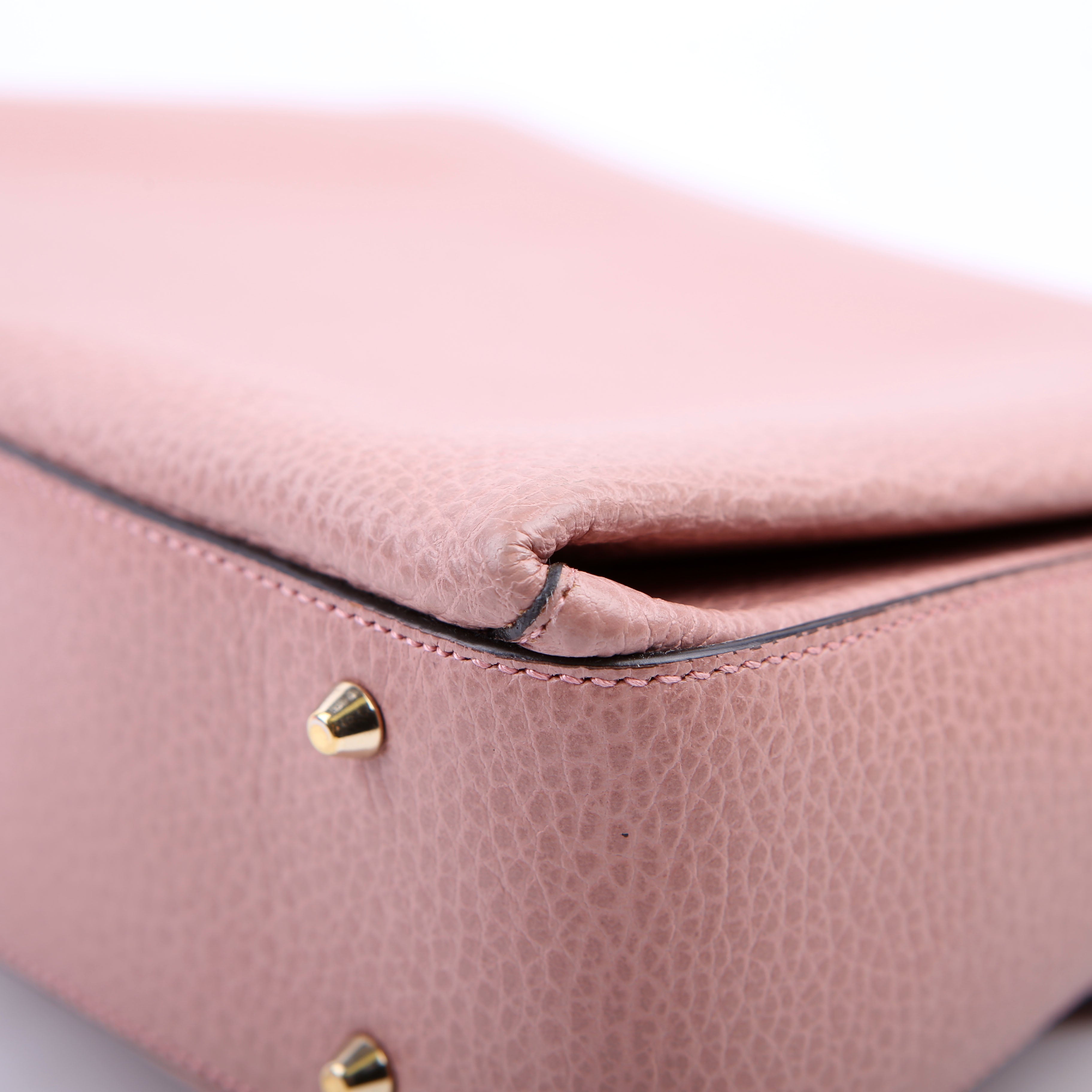 510302 Medium Interlocking Satchel Pink