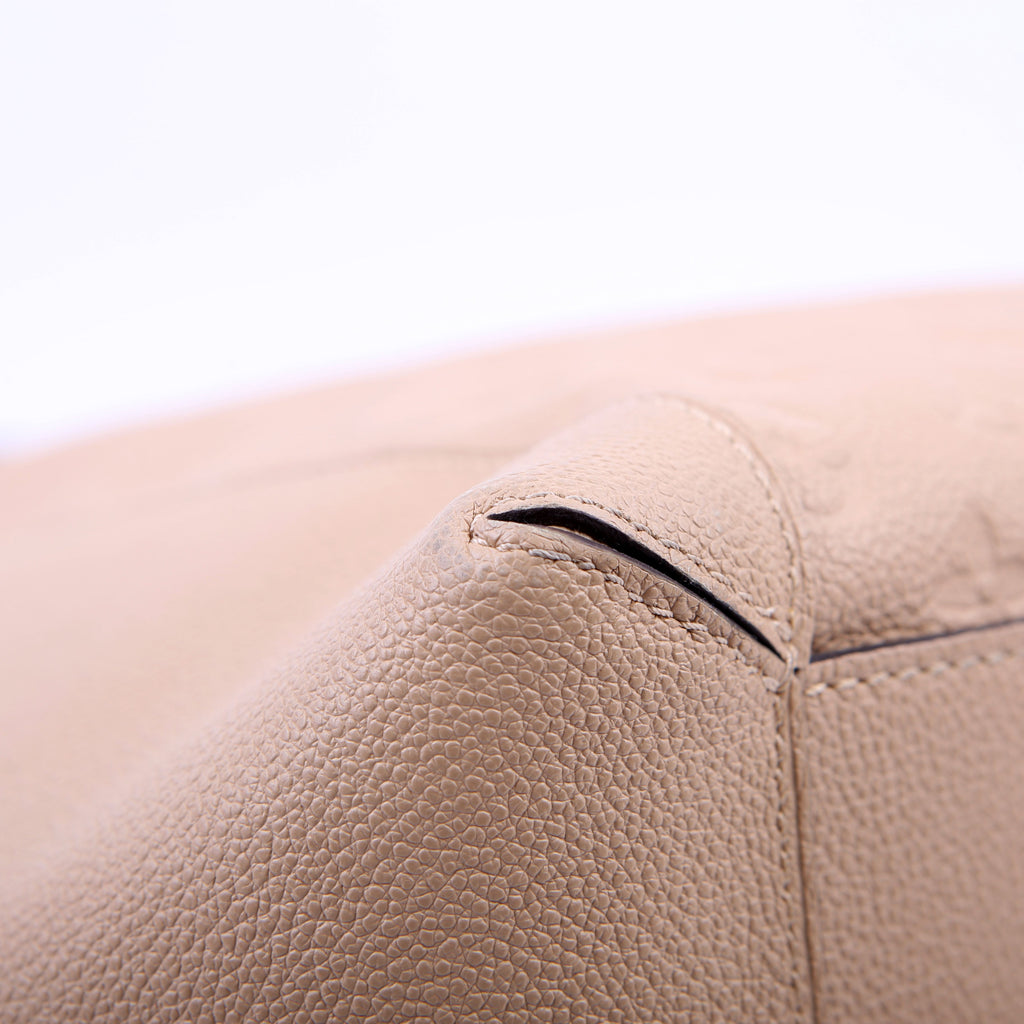 Bagatelle Hobo Empreinte Beige/Black