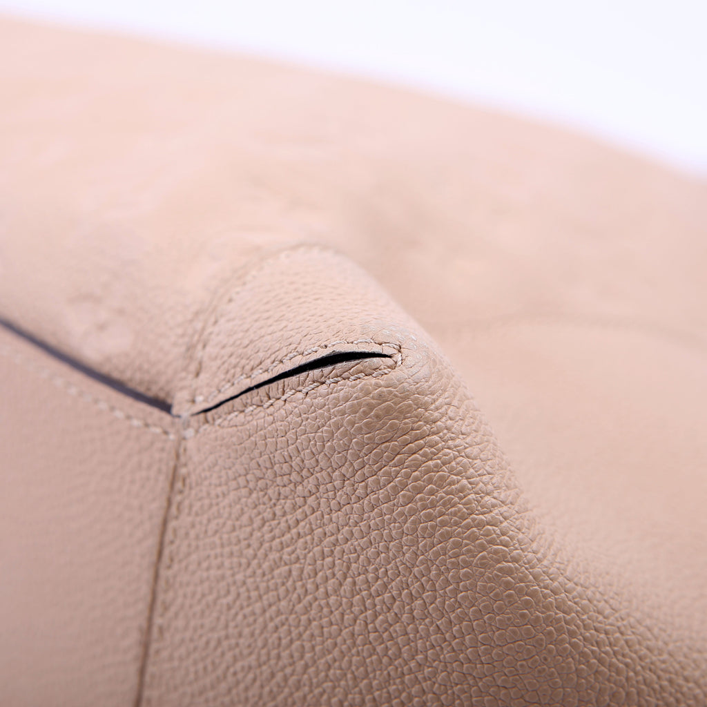 Bagatelle Hobo Empreinte Beige/Black