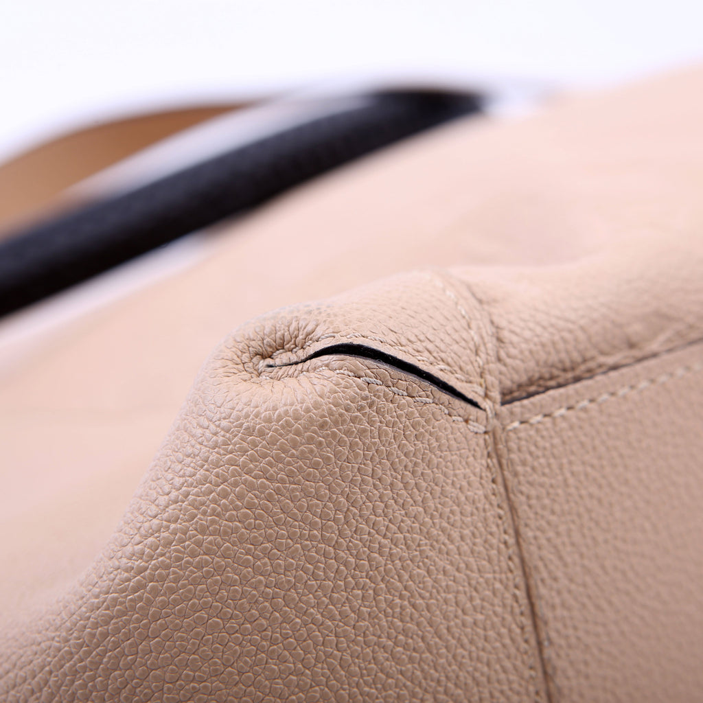 Bagatelle Hobo Empreinte Beige/Black