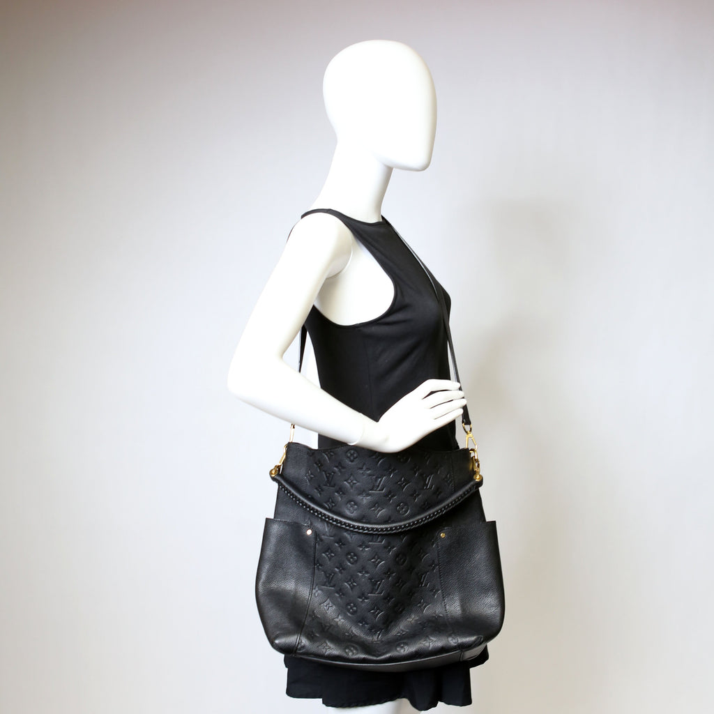 Bagatelle Hobo Empreinte Black