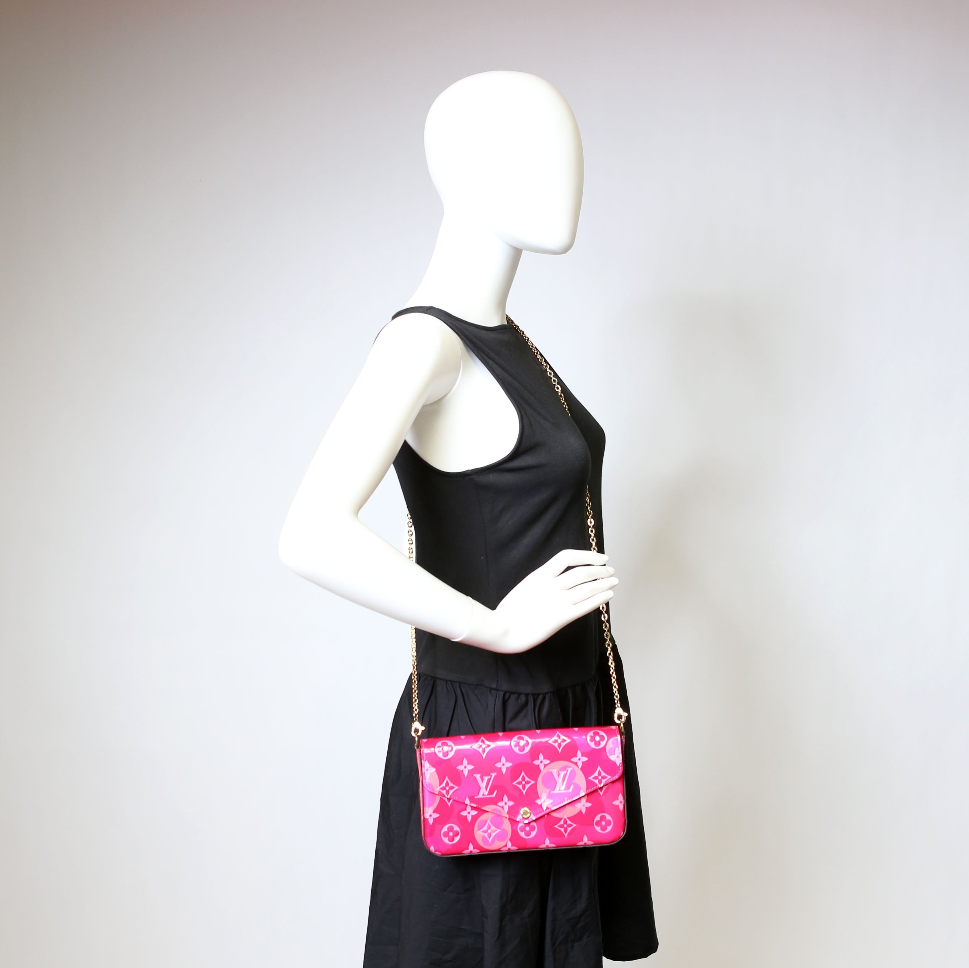 Pochette Felicie Valentine Vernis Pink