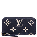 Zippy Wallet Bicolor Empreinte Black/Beige