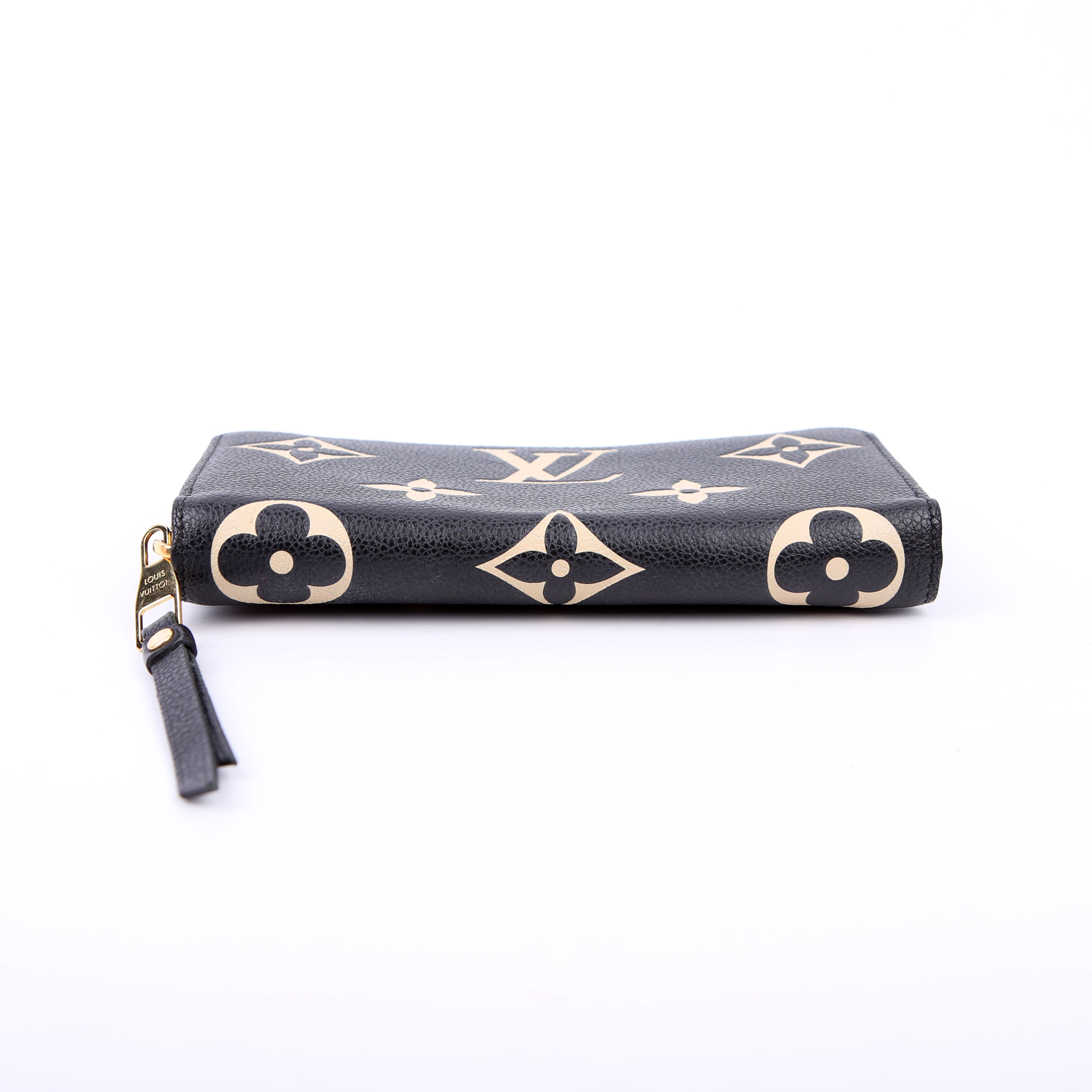 Zippy Wallet Bicolor Empreinte Black/Beige