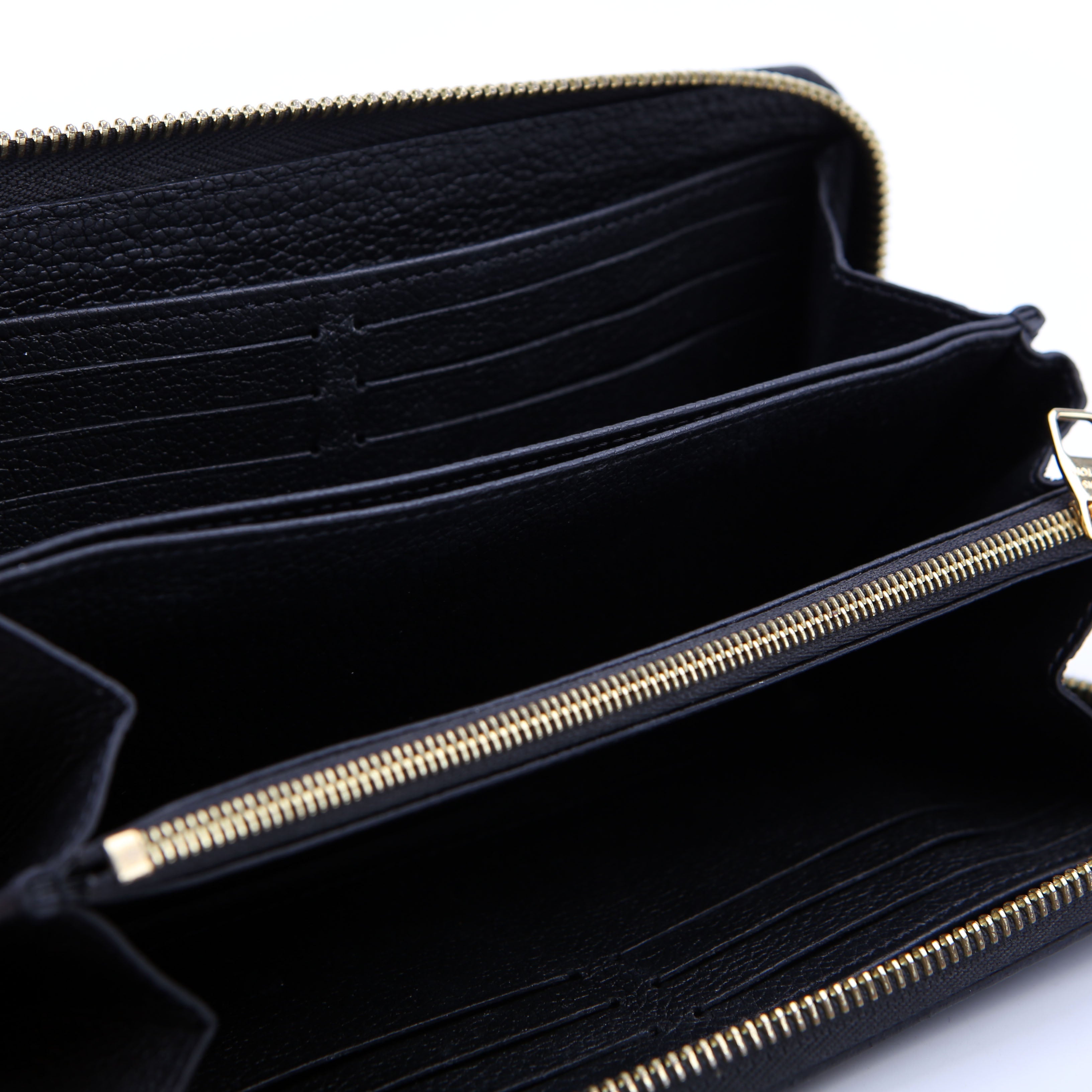Zippy Wallet Bicolor Empreinte Black/Beige