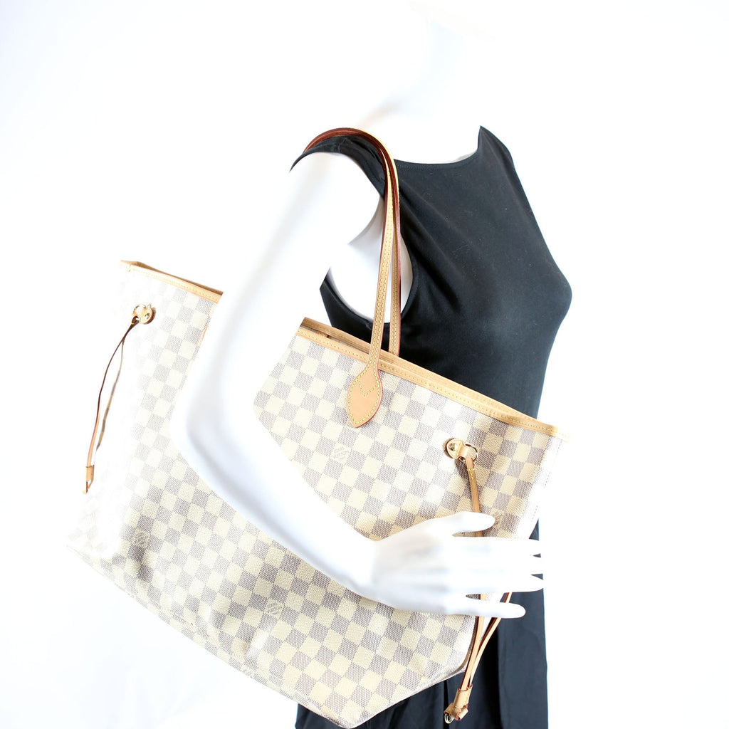 Neverfull With Wallet GM Damier Azur