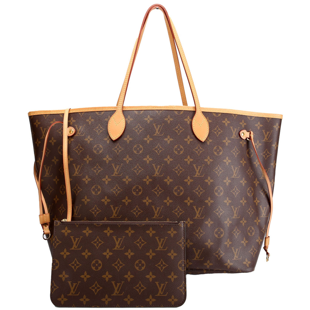 Neverfull With Wallet GM Monogram Brown/Beige
