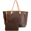 Neverfull With Wallet GM Monogram Brown/Beige