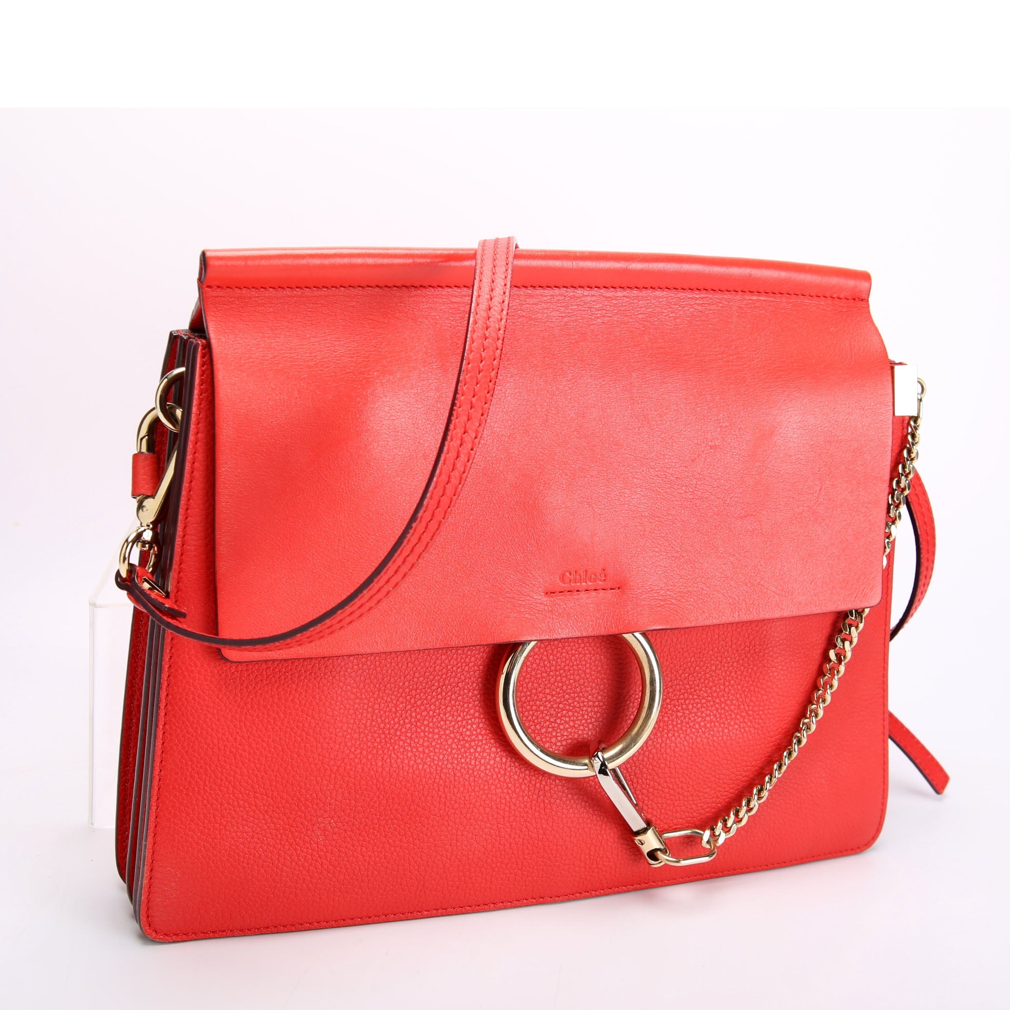 Faye Shoulder Medium Red