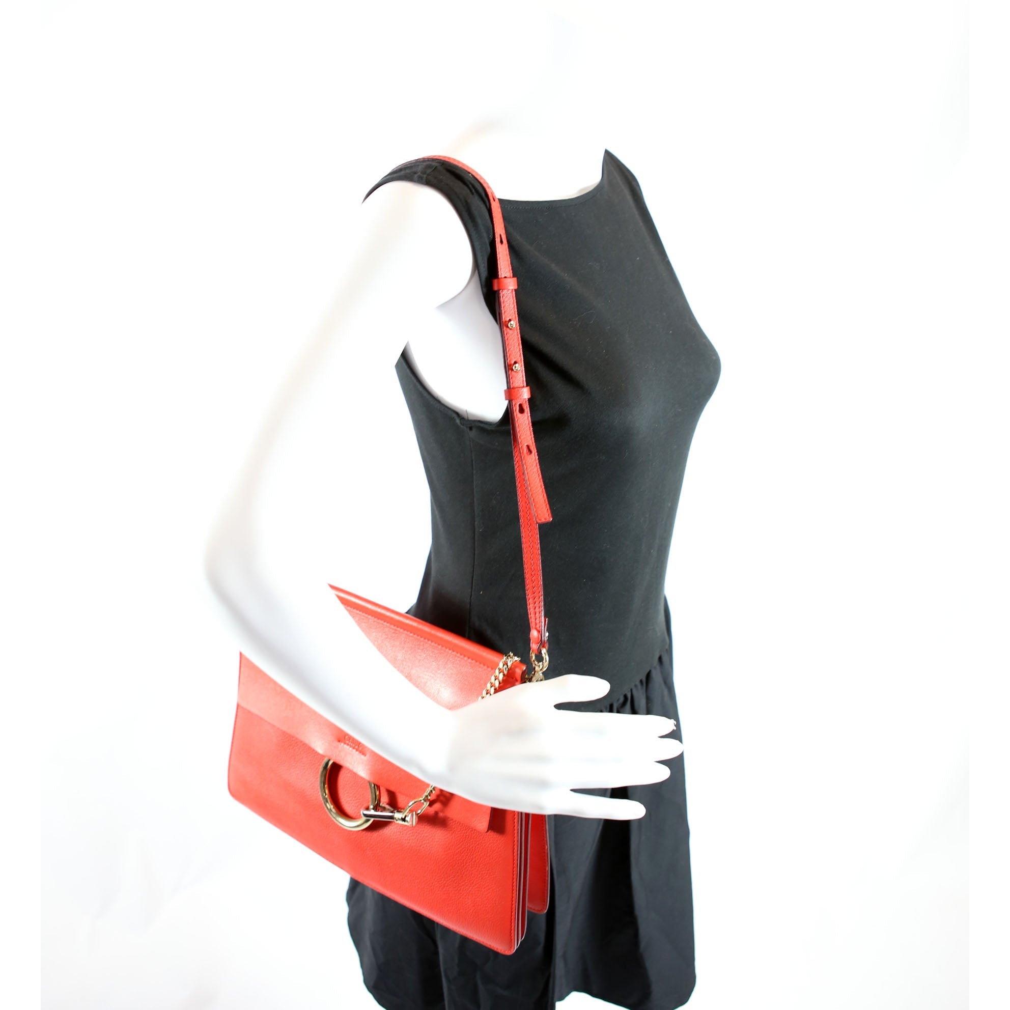 Faye Shoulder Medium Red
