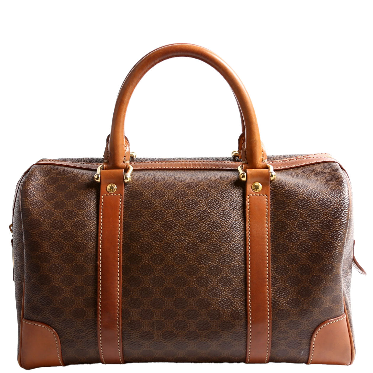 Macadam Small Boston Bag Vintage Brown
