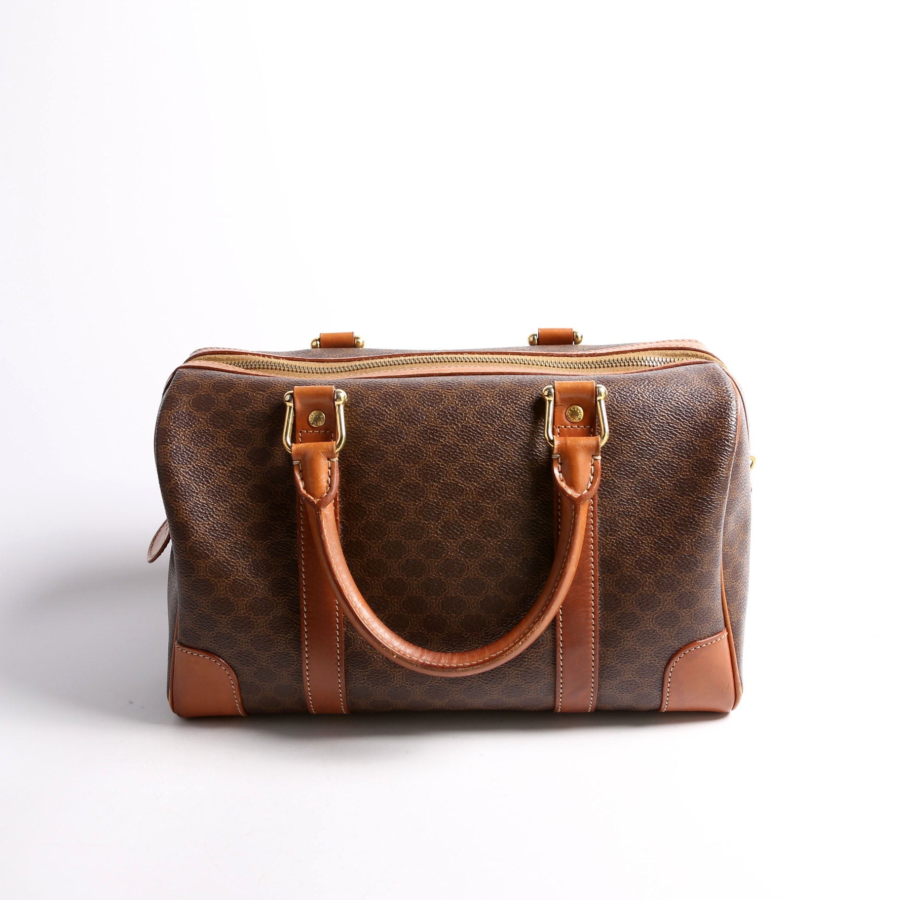 Macadam Small Boston Bag Vintage Brown