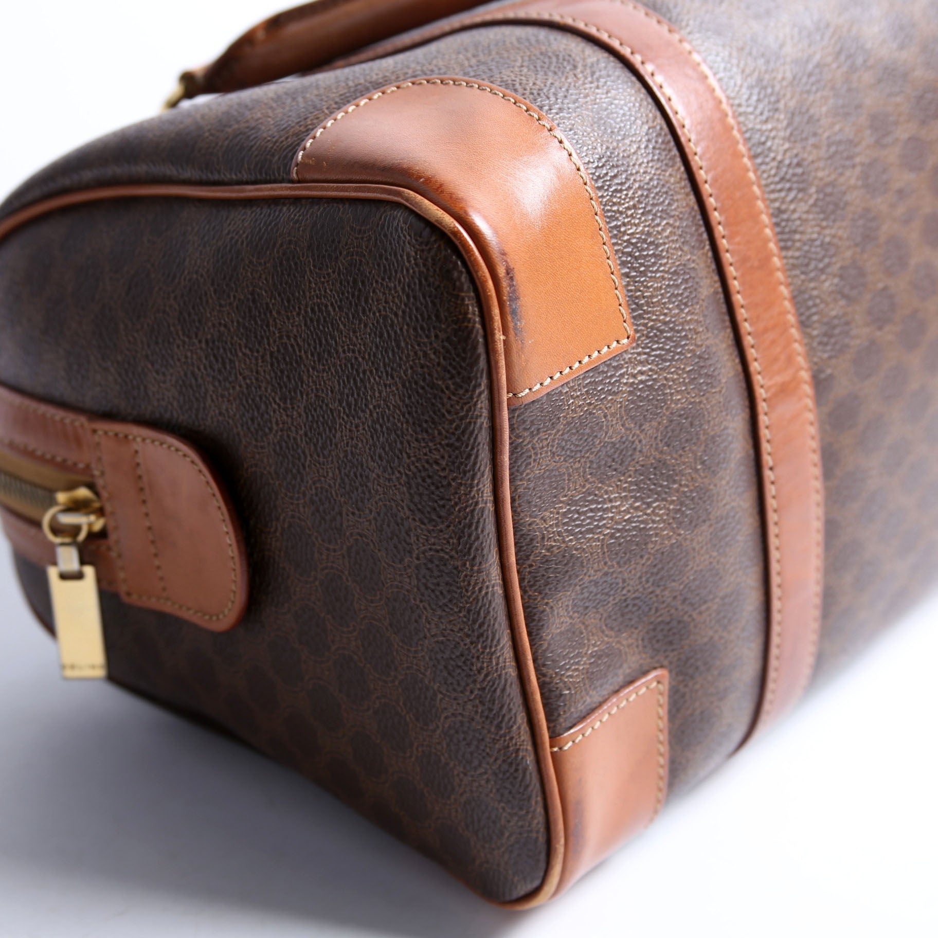 Macadam Small Boston Bag Vintage Brown