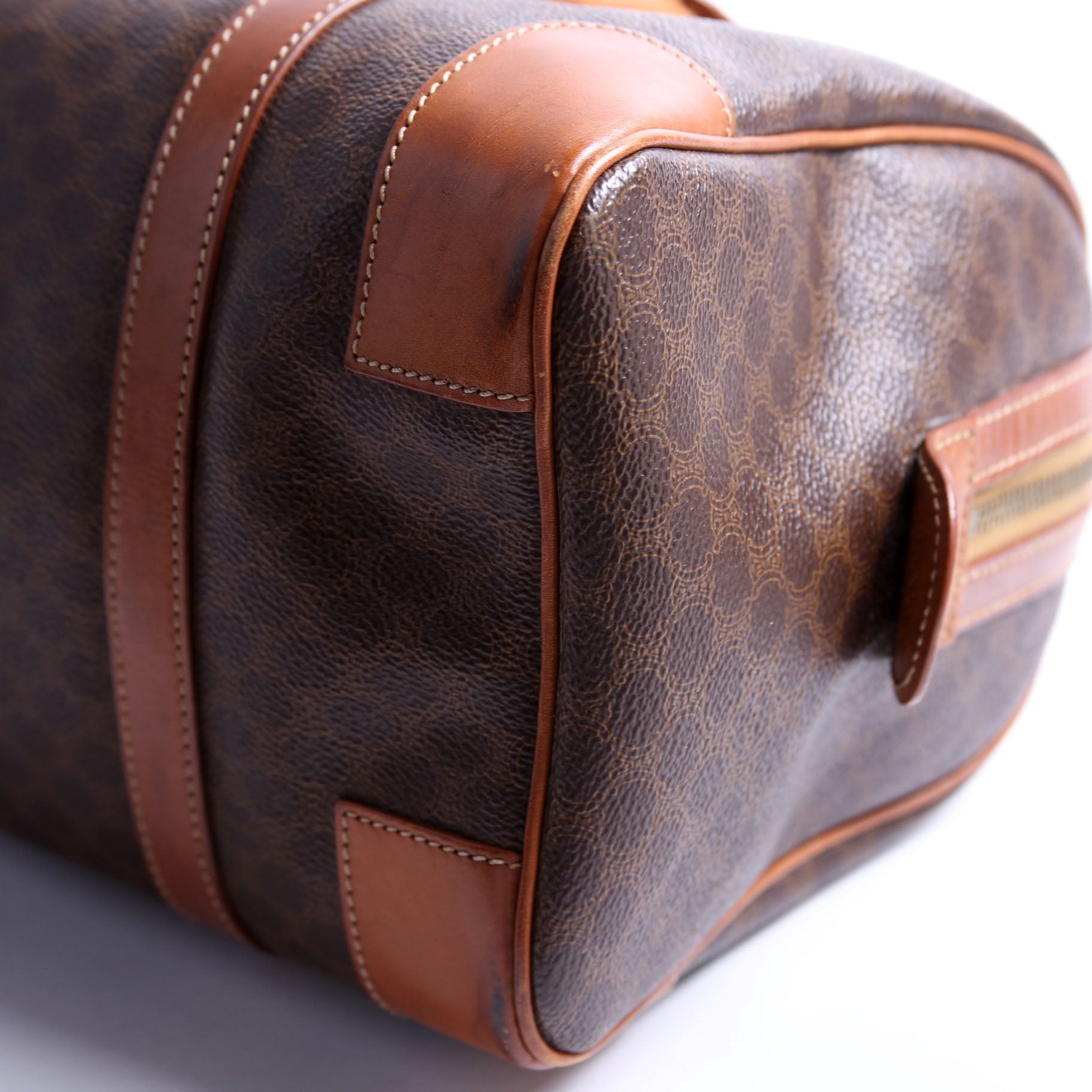 Macadam Small Boston Bag Vintage Brown