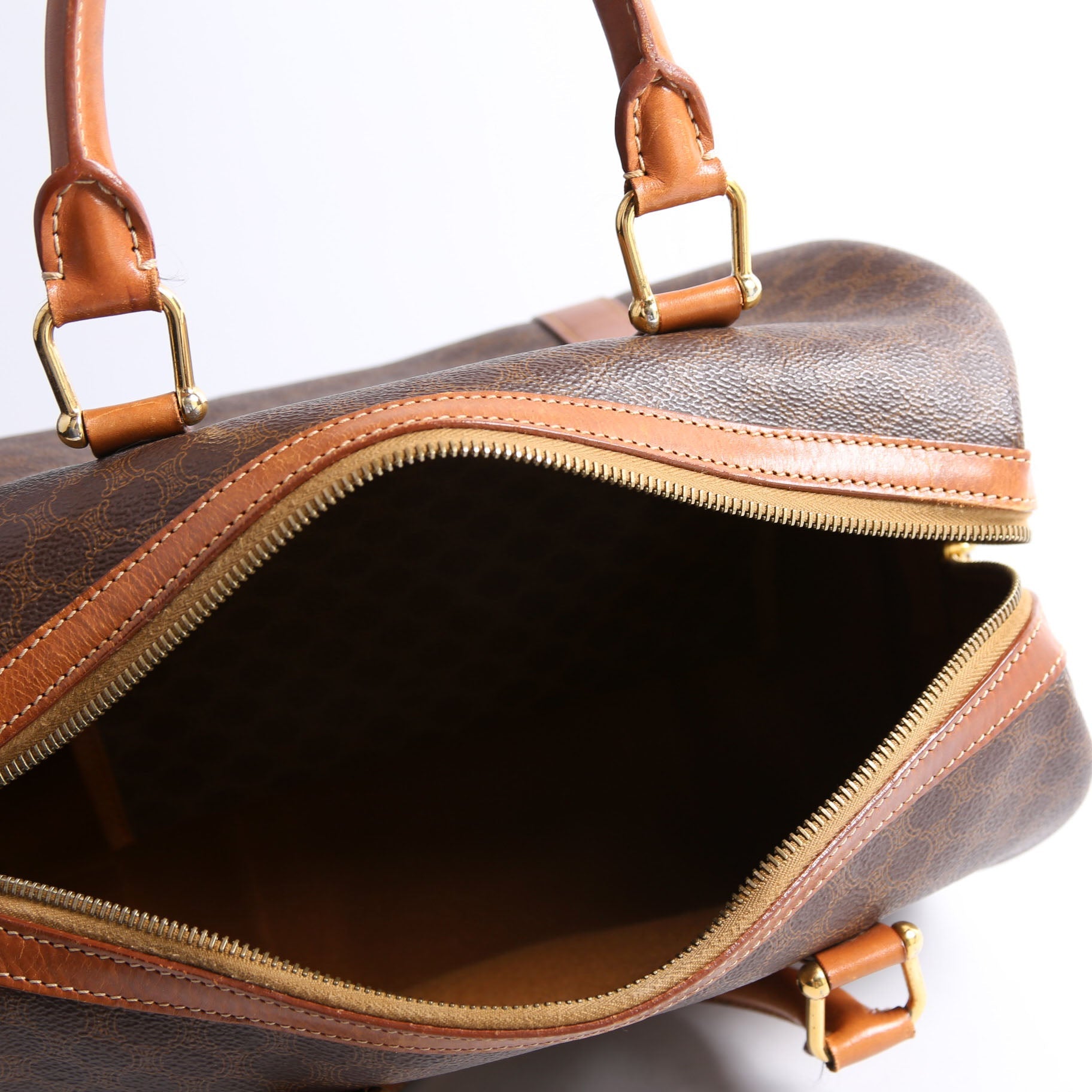 Macadam Small Boston Bag Vintage Brown