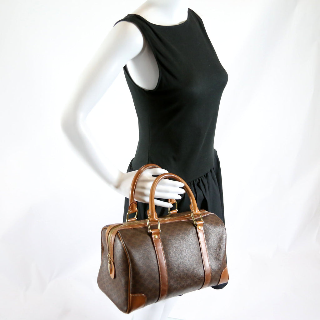 Macadam Small Boston Bag Vintage Brown