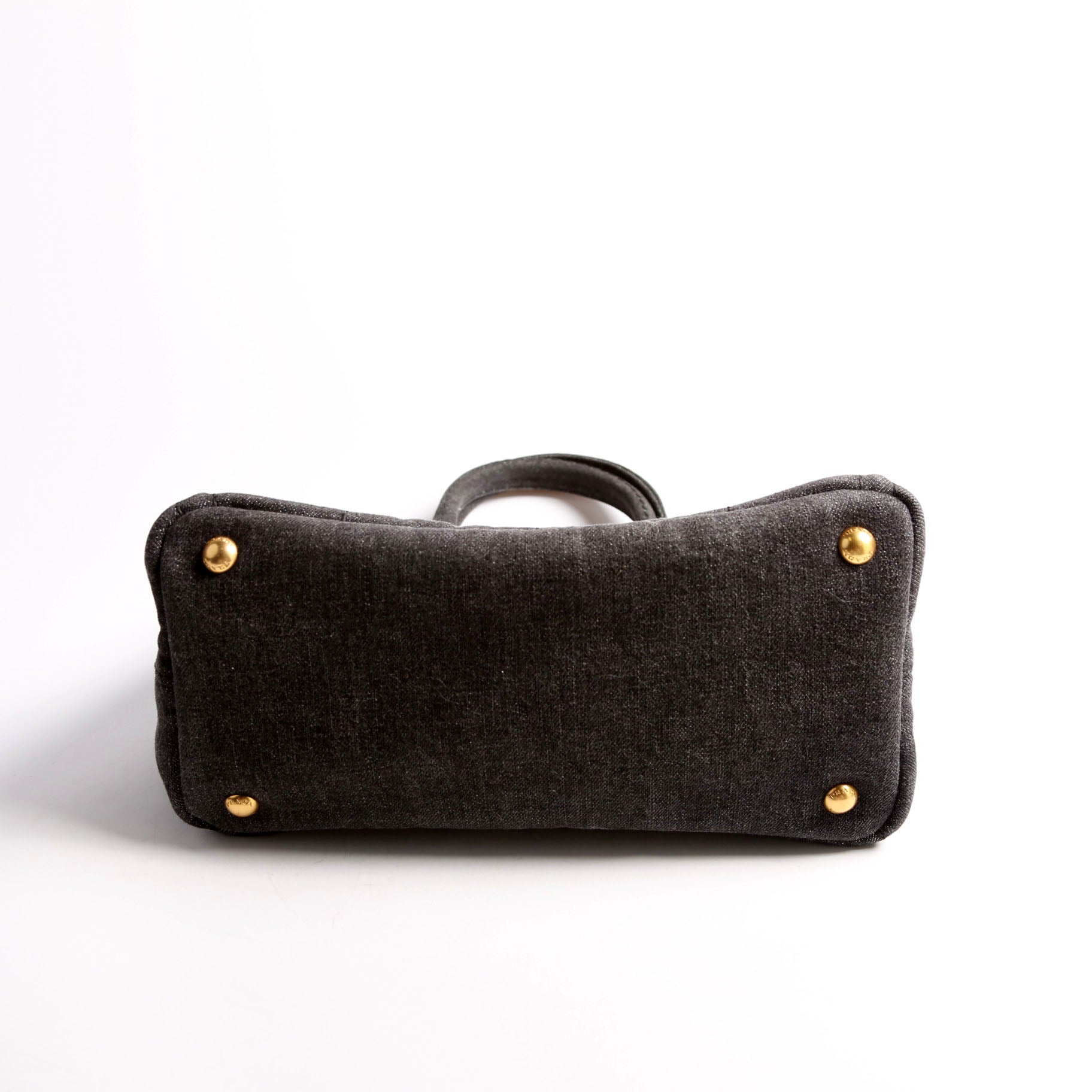 Canapa Denim Small Tote Black