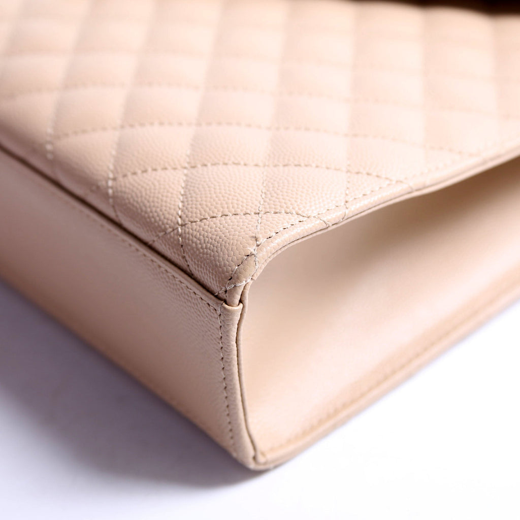 396910 Envelope Chevron Large Tan